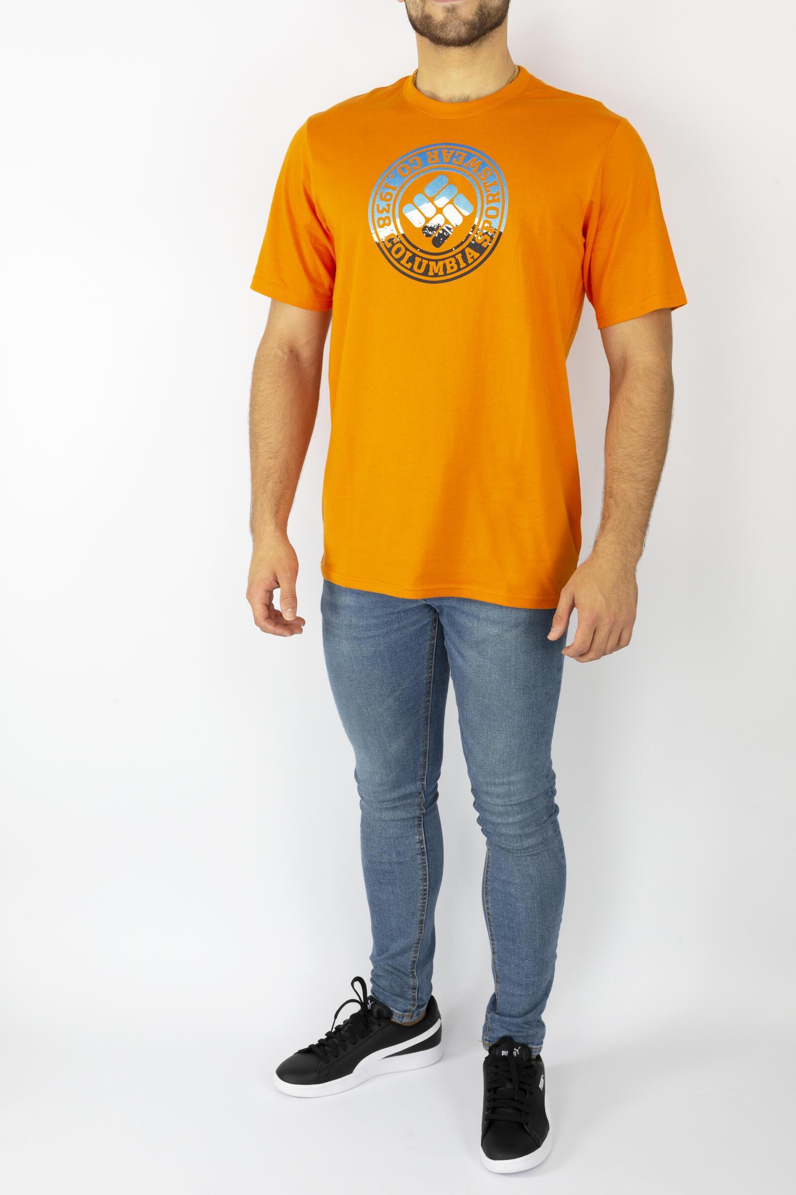 Columbia Camiseta De Manga Corta Csc Tried And True Naranja 4/4
