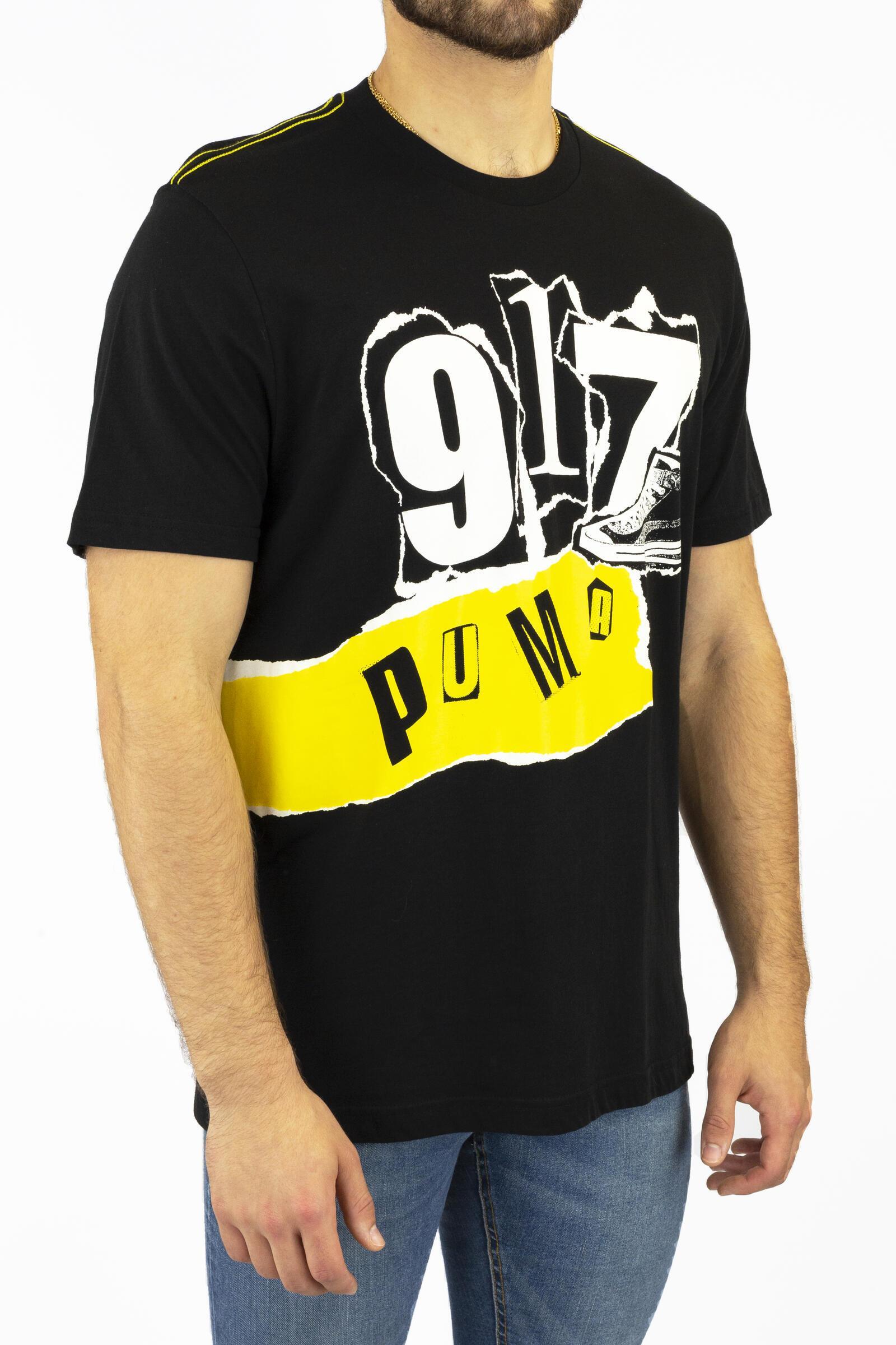 Puma Camiseta De Manga Corta Punk Graphic Negro 2/4