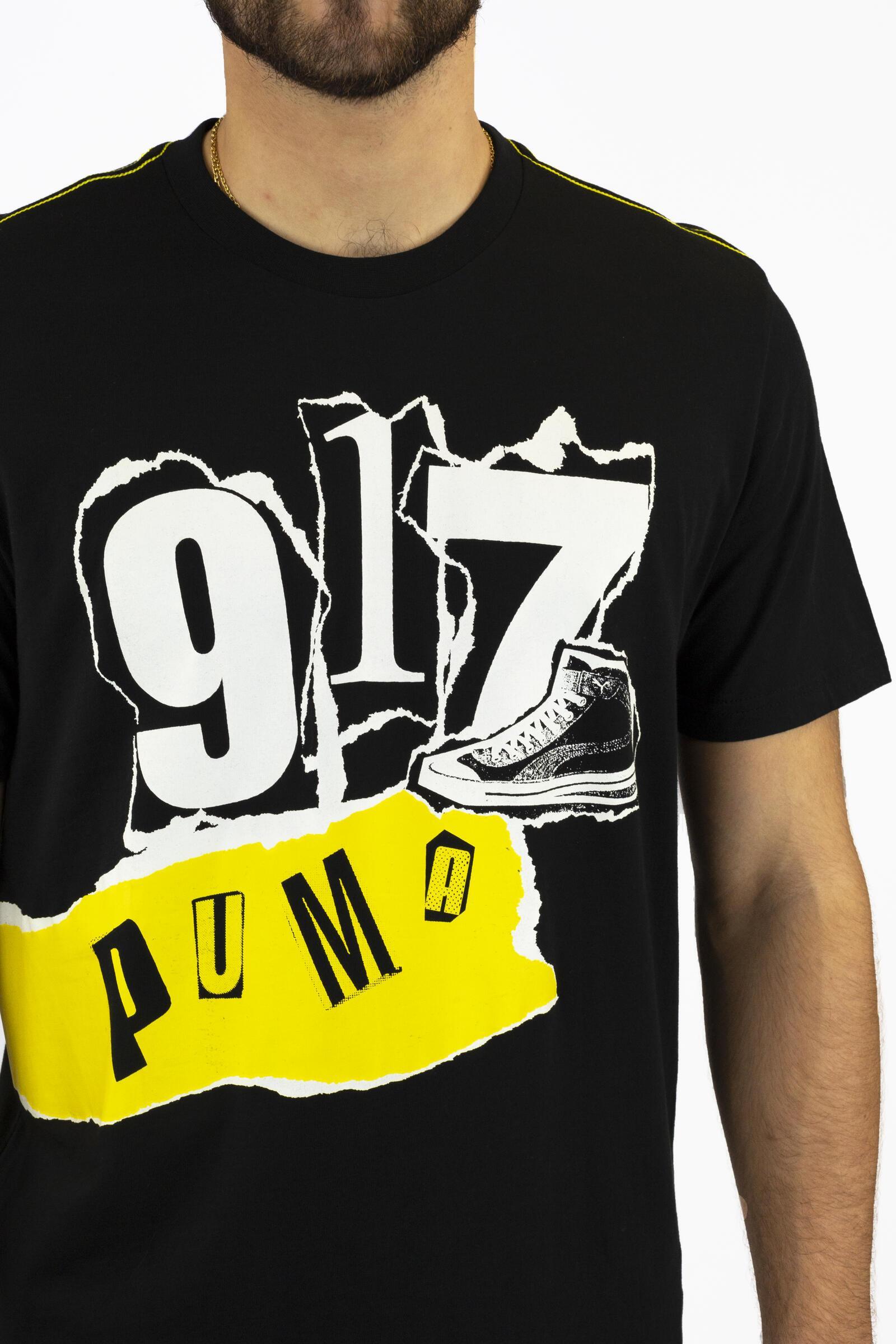 Puma Camiseta De Manga Corta Punk Graphic Negro 4/4