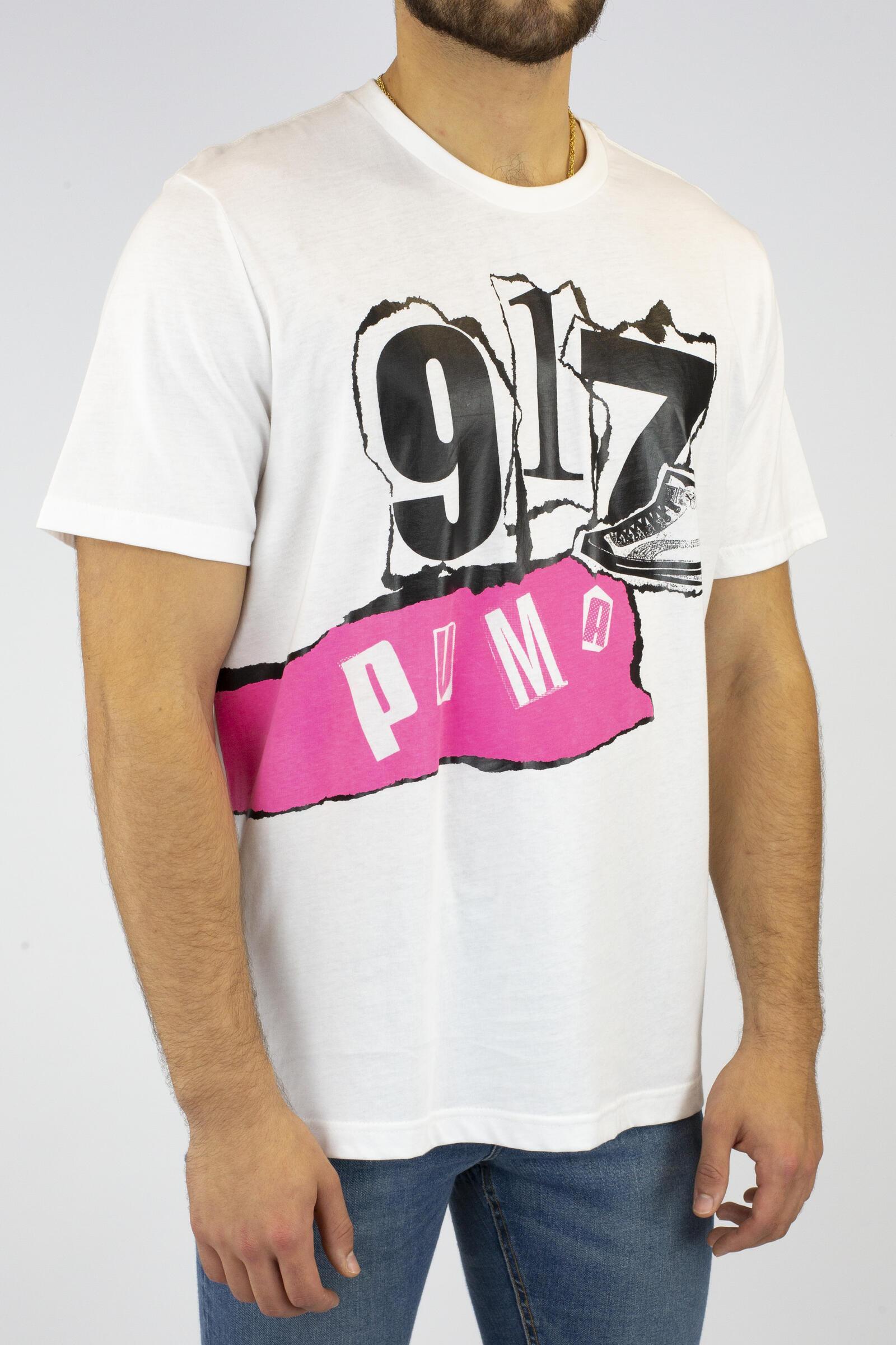 Puma Camiseta De Manga Corta Punk Graphic Blanco 2/4