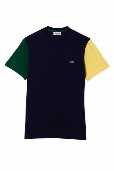 Lacoste Camiseta Block Azul Hombre