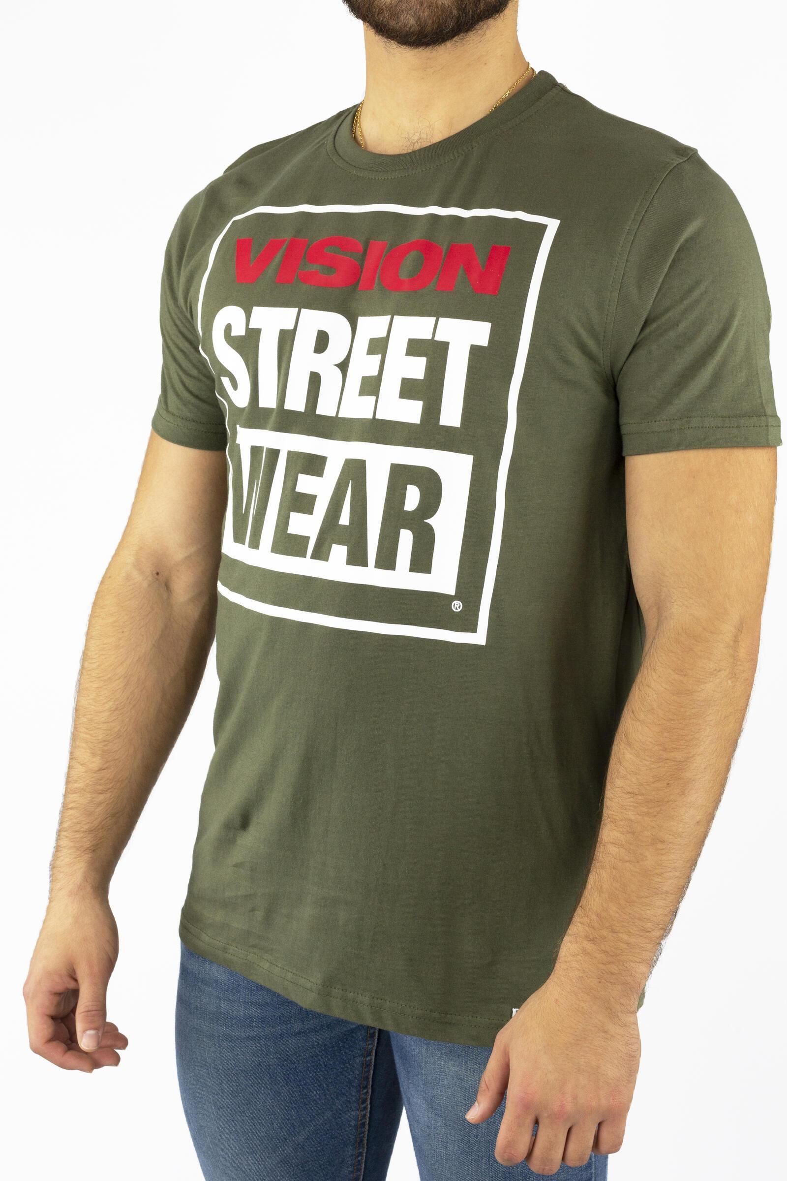 Vision Camiseta De Manga Corta Street Wear Verde 2/4