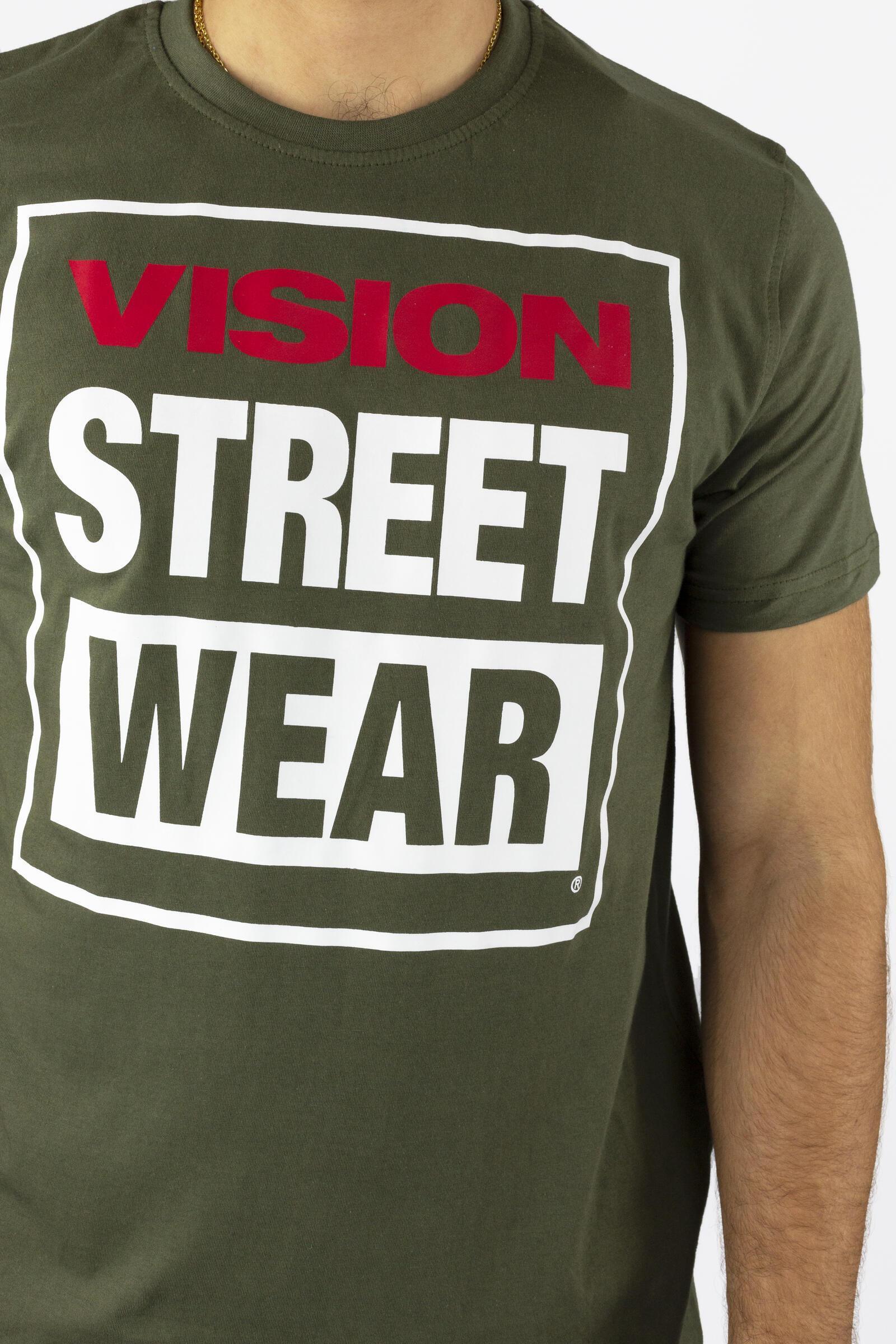 Vision Camiseta De Manga Corta Street Wear Verde 4/4