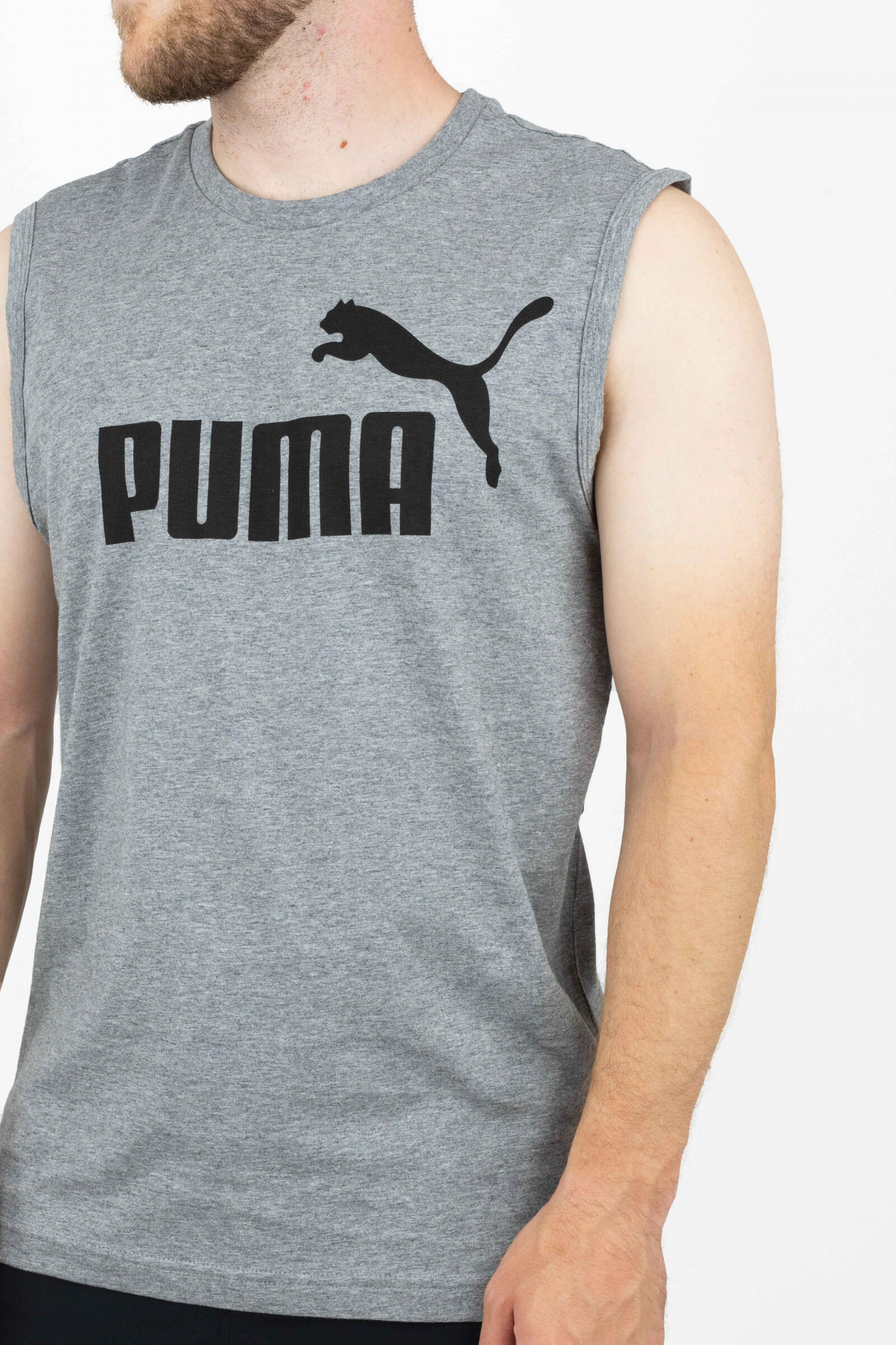 Puma Camiseta Essencial Gris 4/4