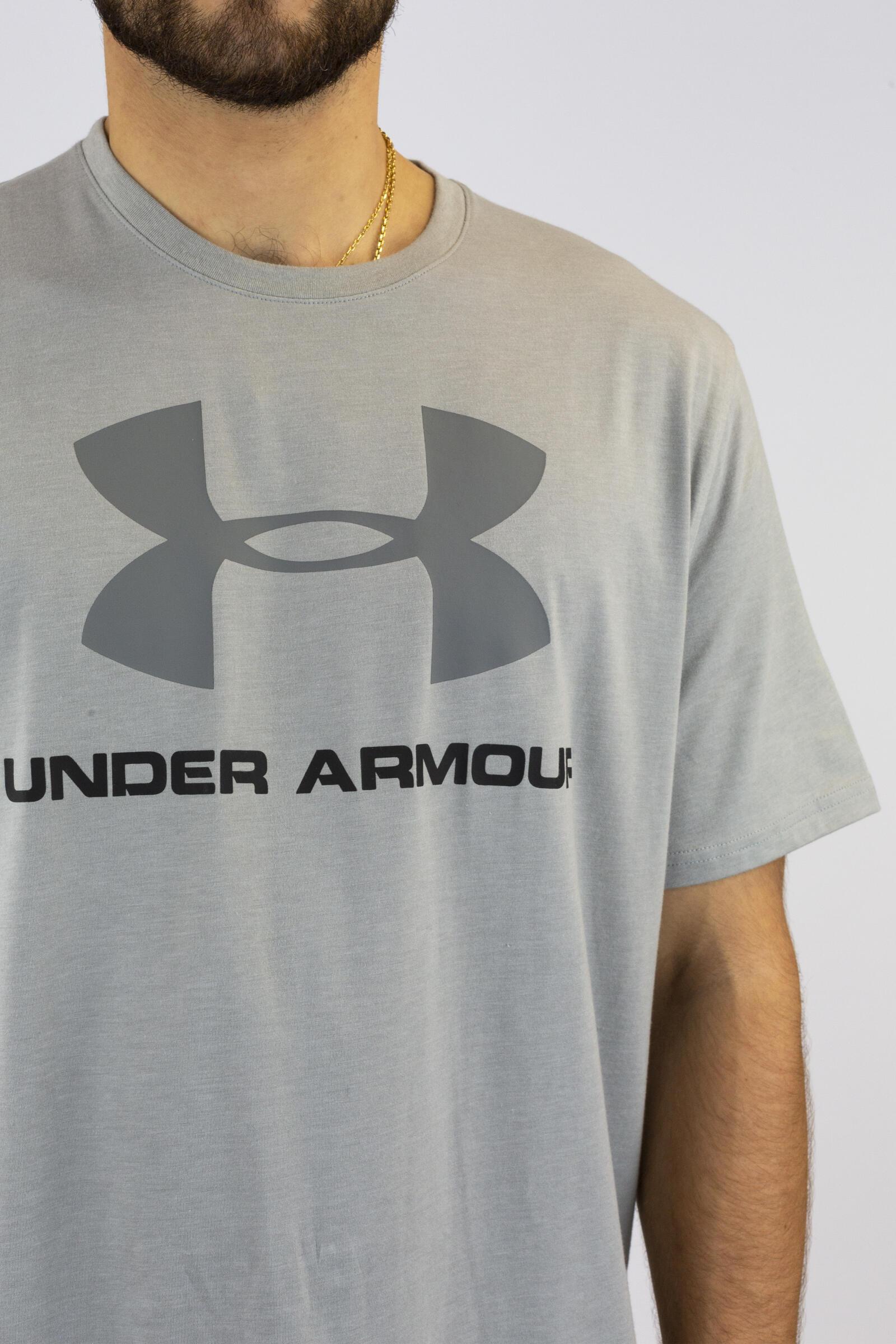 Under Armour Camiseta De Manga Corta Cc Sportstyle Logo Gris 4/4