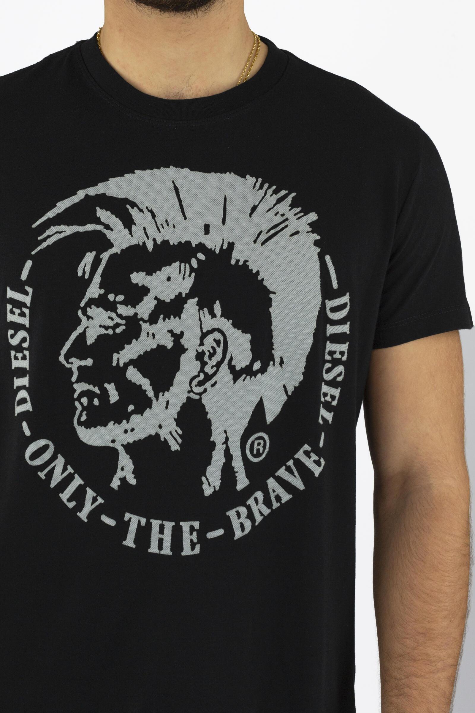 Diesel Camiseta De Manga Corta T-diego-fo Negro 4/4