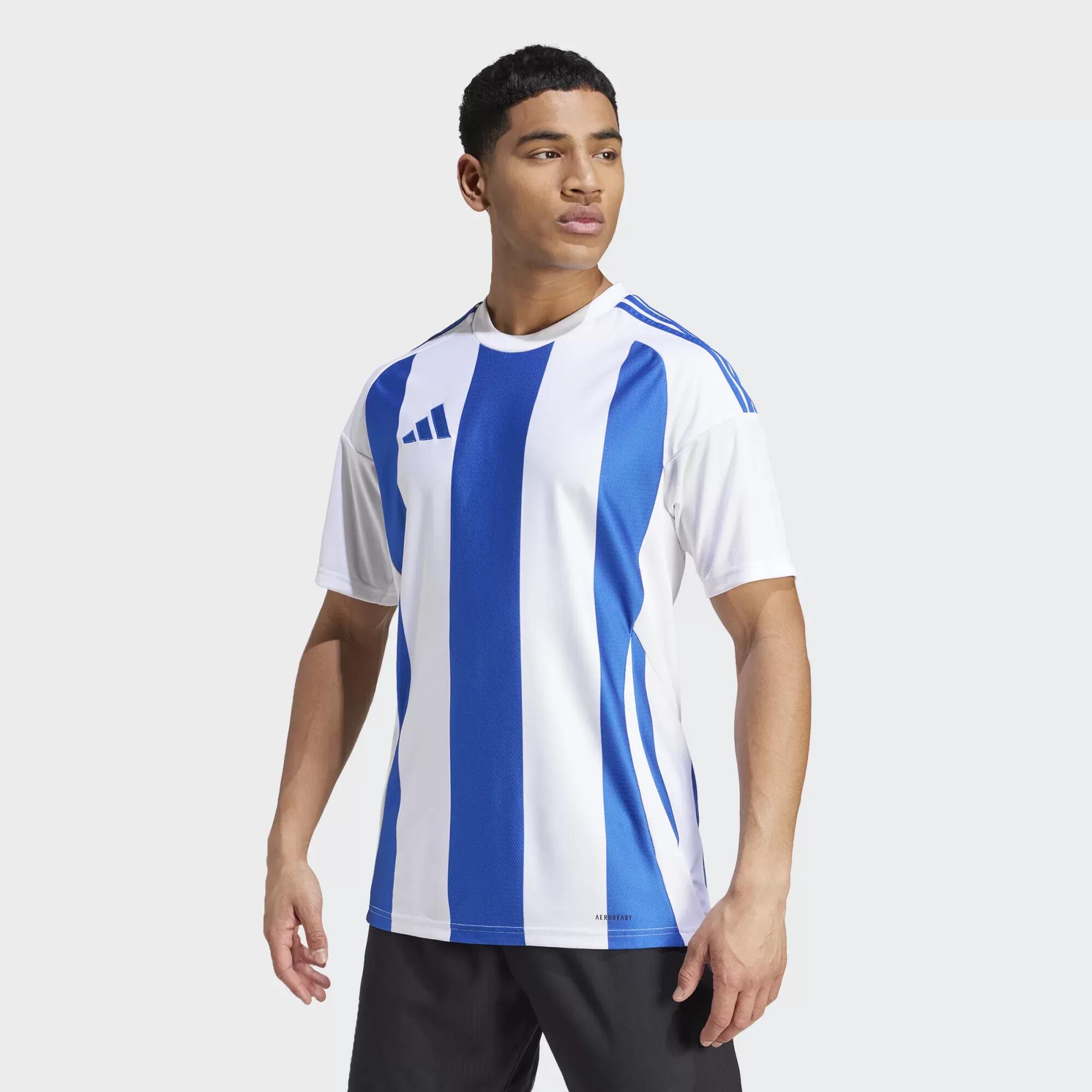 T-shirt da calcio uomo adidas bianco 3/8