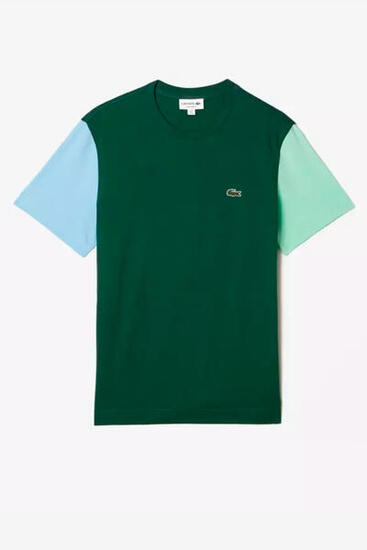 Lacoste Camiseta Block Azul Hombre