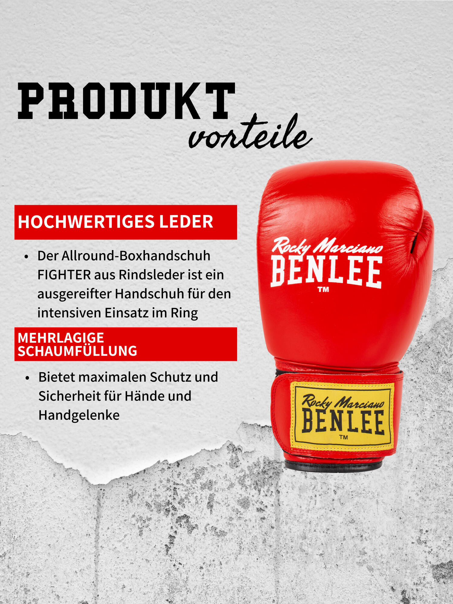 Rękawice bokserskie Benlee Fighter 7/9