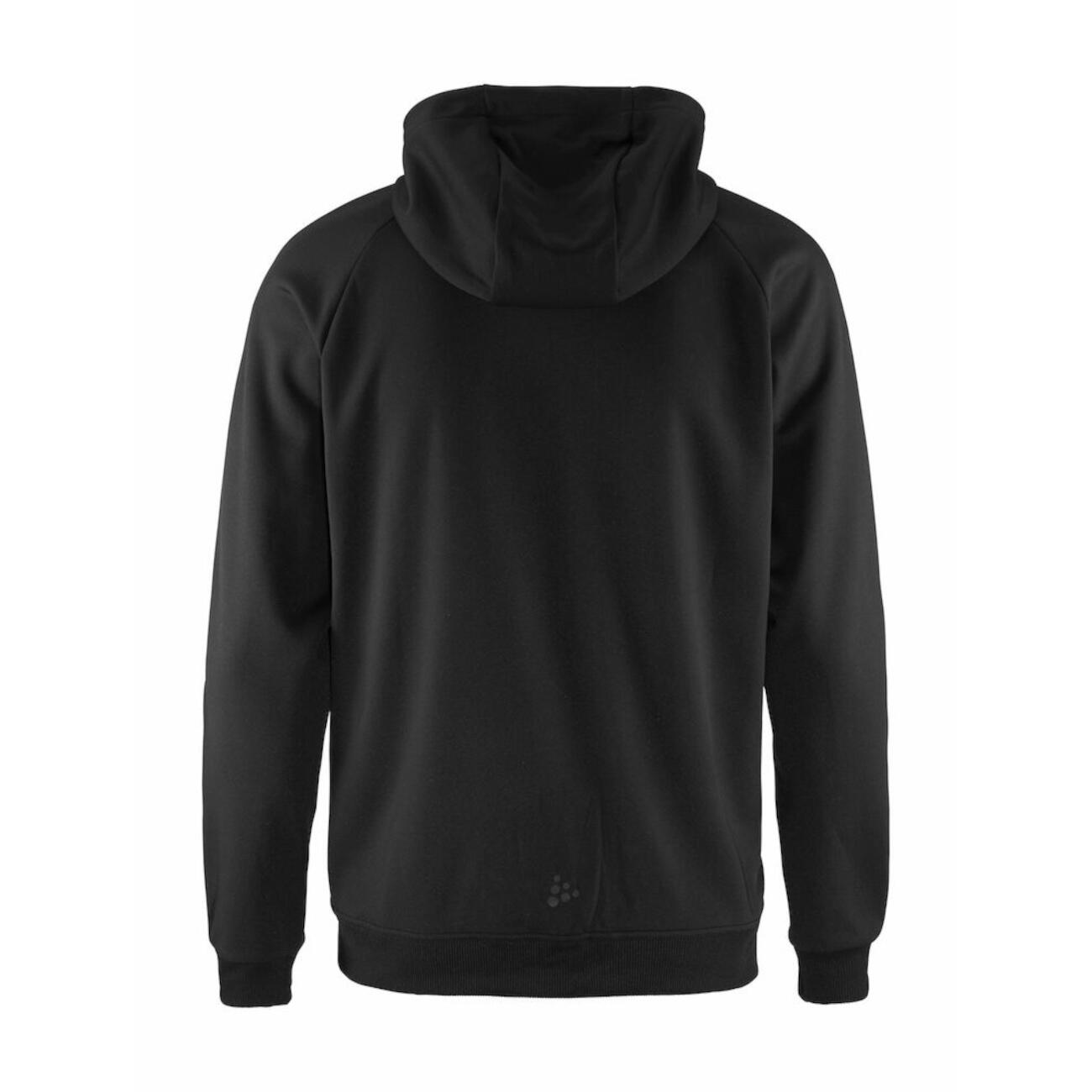 Veste à capuchon - sport - hommes - coupe ergonomique - Unify - noir 2/5