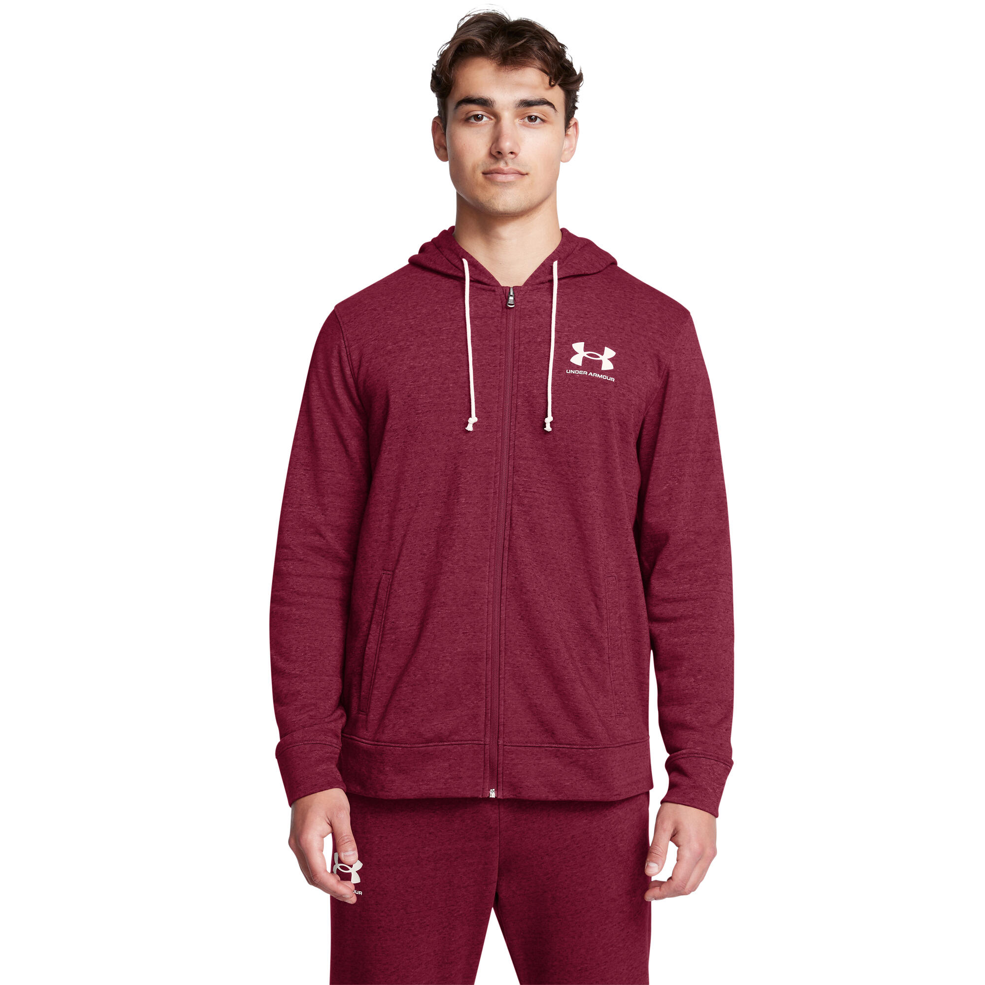 Under Armour Heren Winbreaker Rival Terry Sweacket 1370409 3/4
