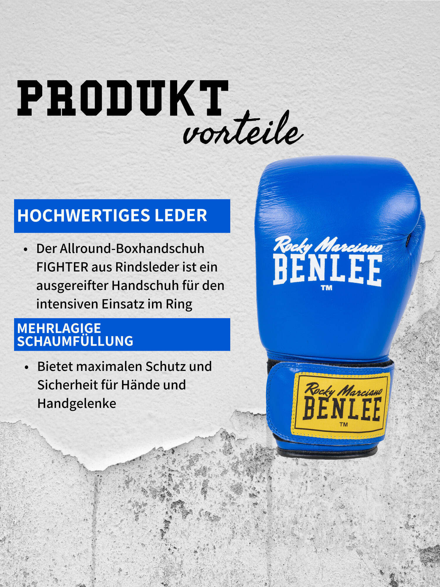 Gants de boxe Benlee Fighter 7/9