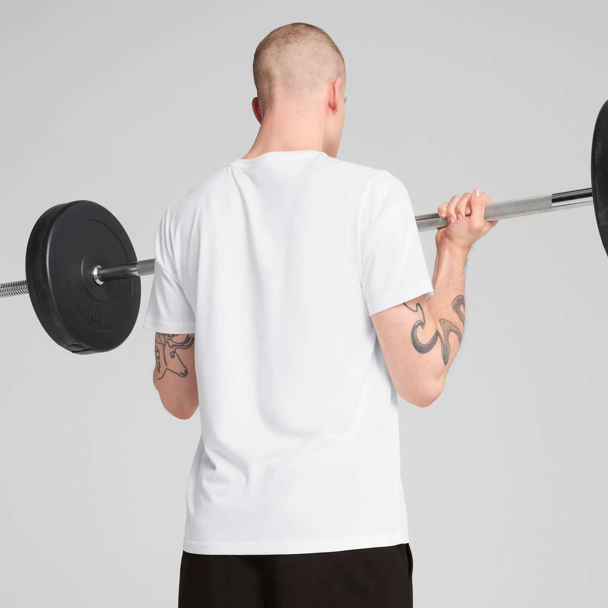 TAD ESSENTIALS Einfarbiges T-Shirt mit Cat Logo Herren PUMA 12/13