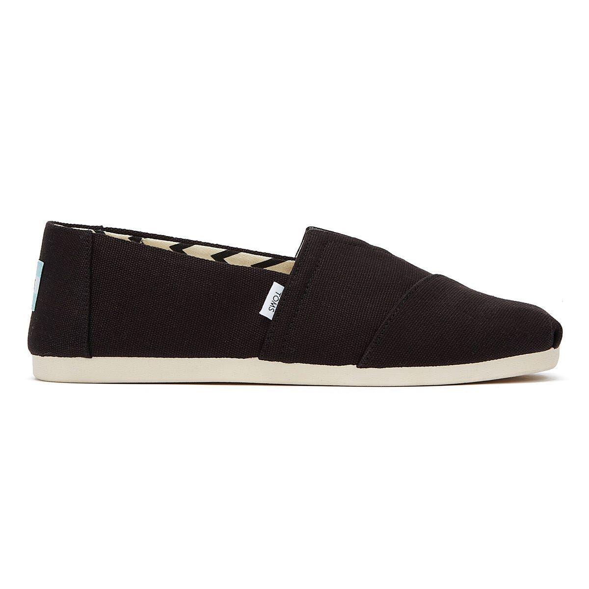 Sandalias Toms Algodón Reciclado Negro 5/6