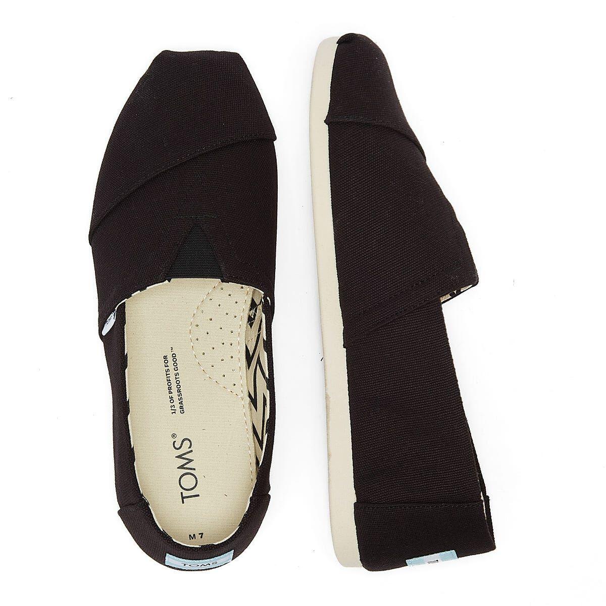 Sandalias Toms Algodón Reciclado Negro 6/6
