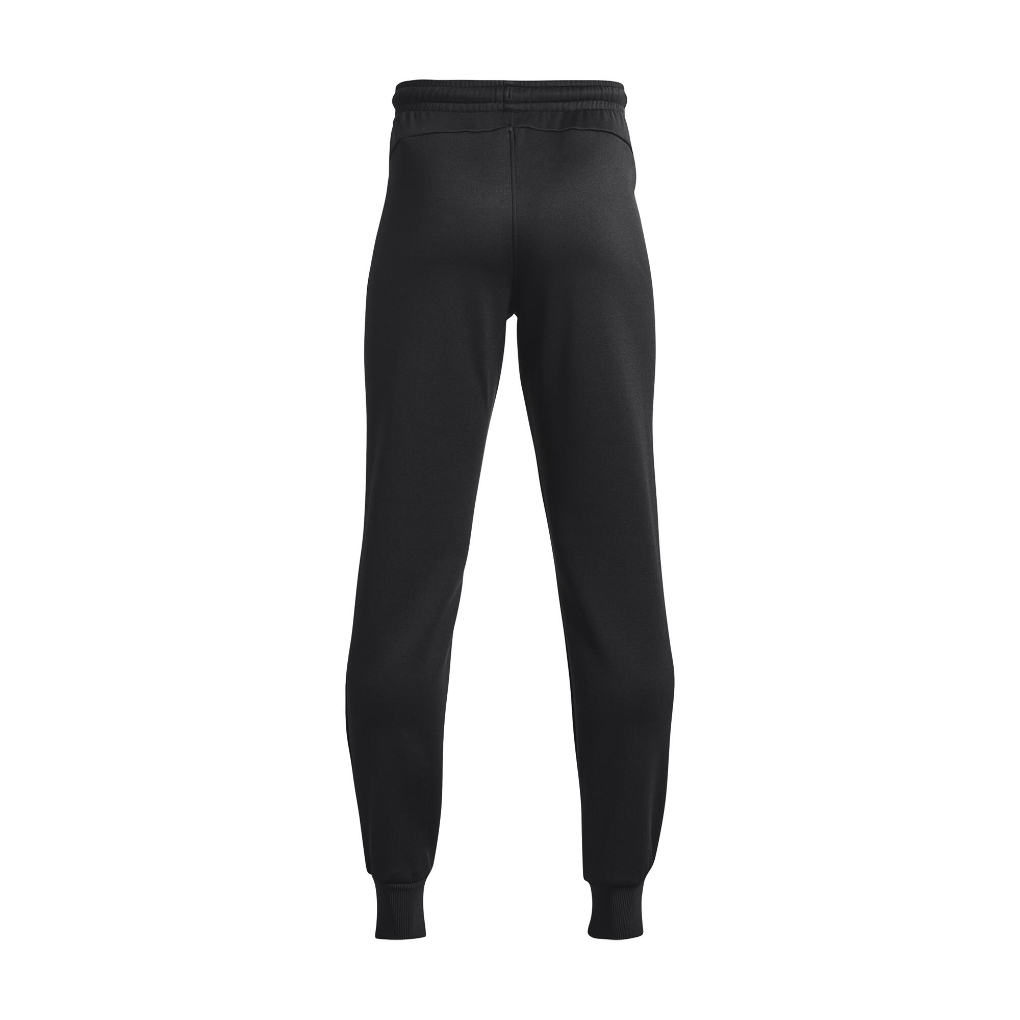 Trainingspakken voor jongens Under Armour Armour Fleece joggingbroek Zwart Zwart 3/3