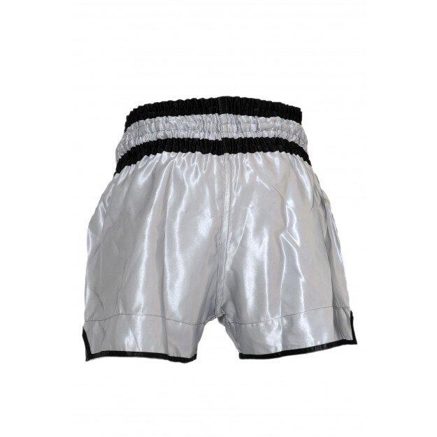 Pantaloni da boxe thailandese No Limit grigi 3/3