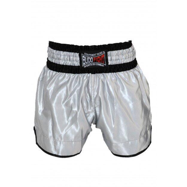 Pantaloni da boxe thailandese No Limit grigi 2/3