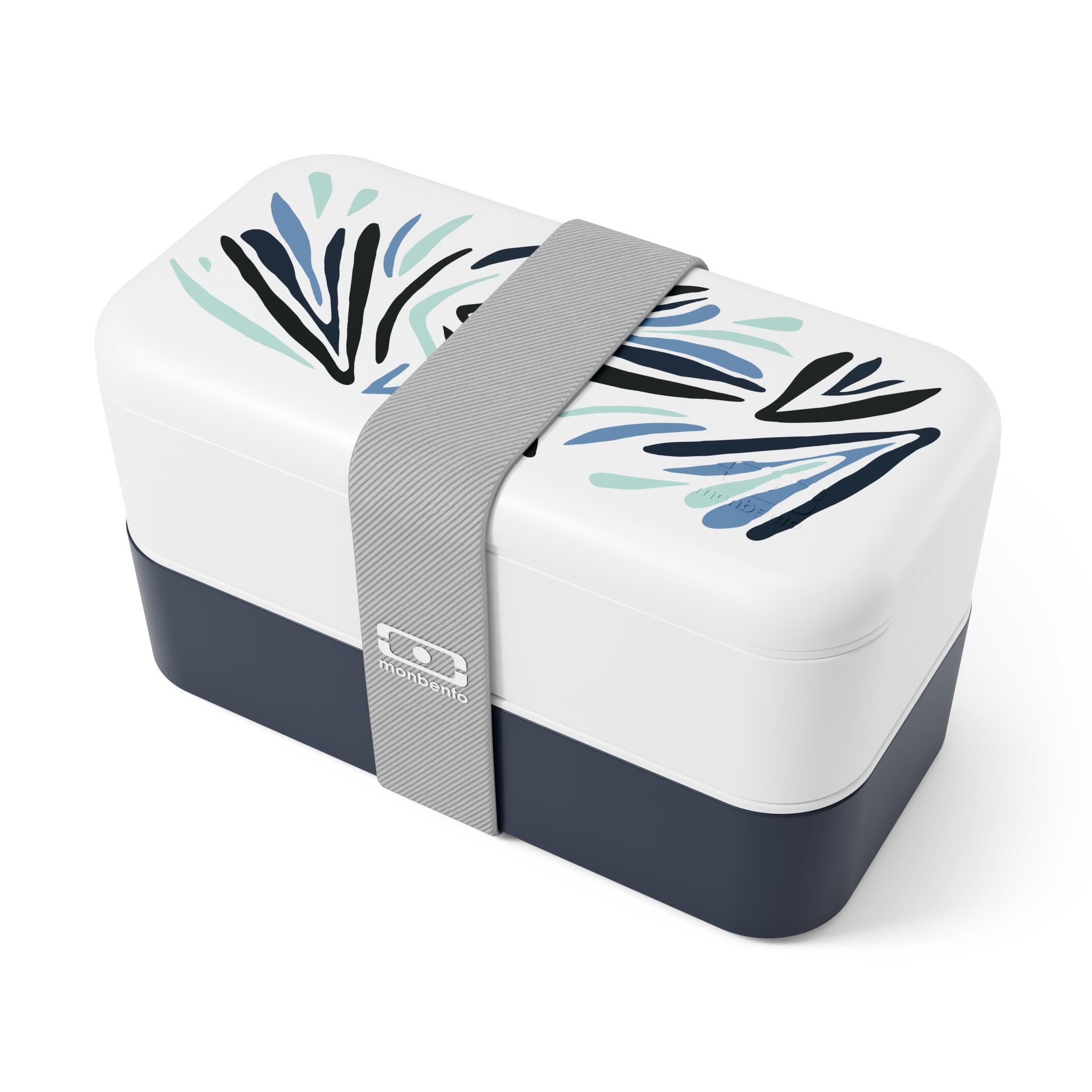 Set boite repas 2x500ml-1L bleu Nordic + accessoires|Adulte|Bureau, pique-nique 2/4