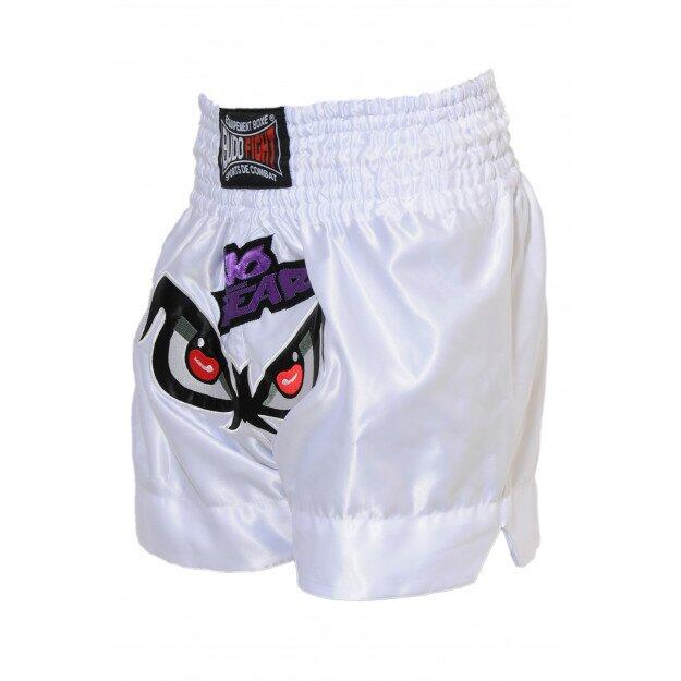 Budo-fight - Short De Boxe Thaï No Fear Blanc - Short - Blanc - 48 Xl - Decathlon