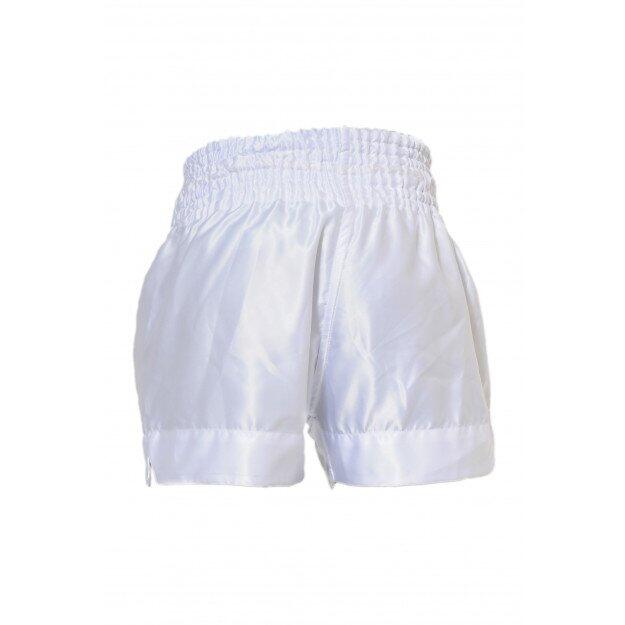 Pantaloncini da boxe tailandese No Fear bianchi 3/3