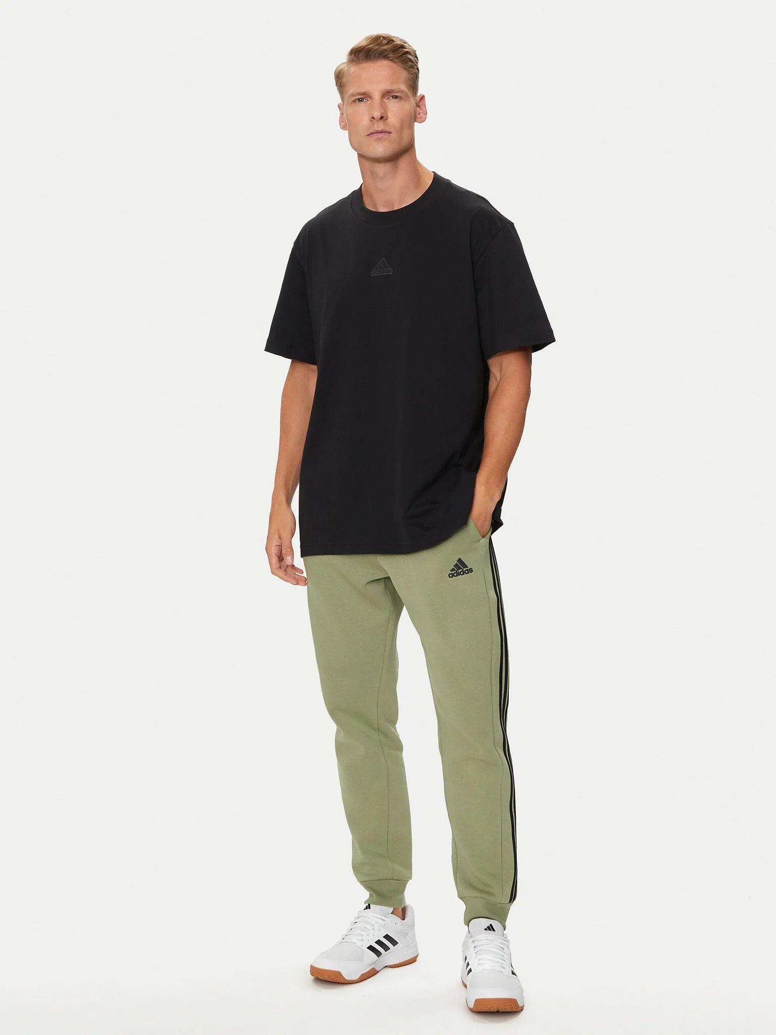 Pantatuta uomo (fleece) adidas verde 3/5