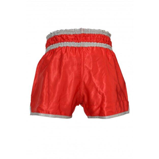 Pantaloncini da boxe tailandese No Limit rossi 3/3