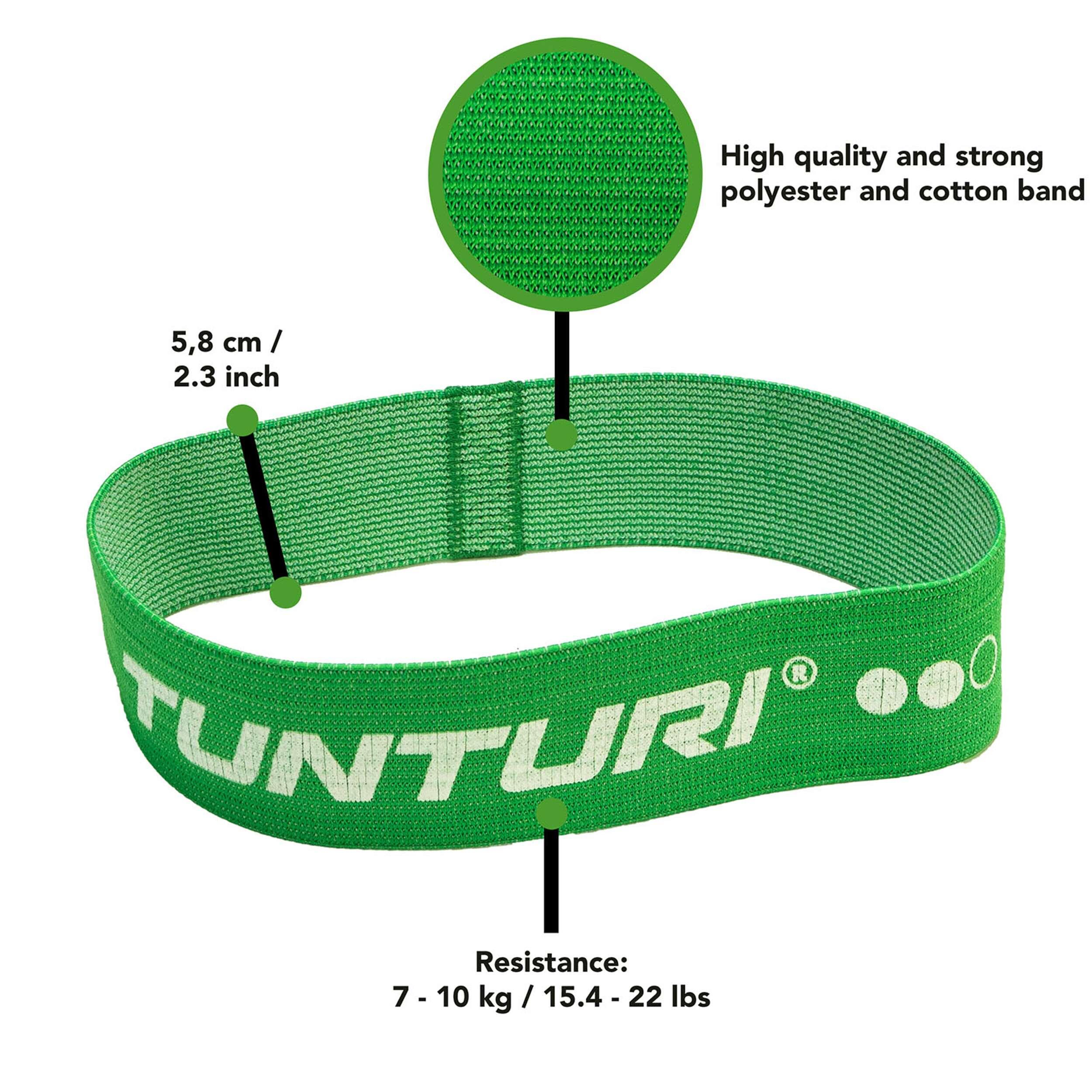 Bandes de résistance textile - bande de résistance - Medium - Vert 3/7