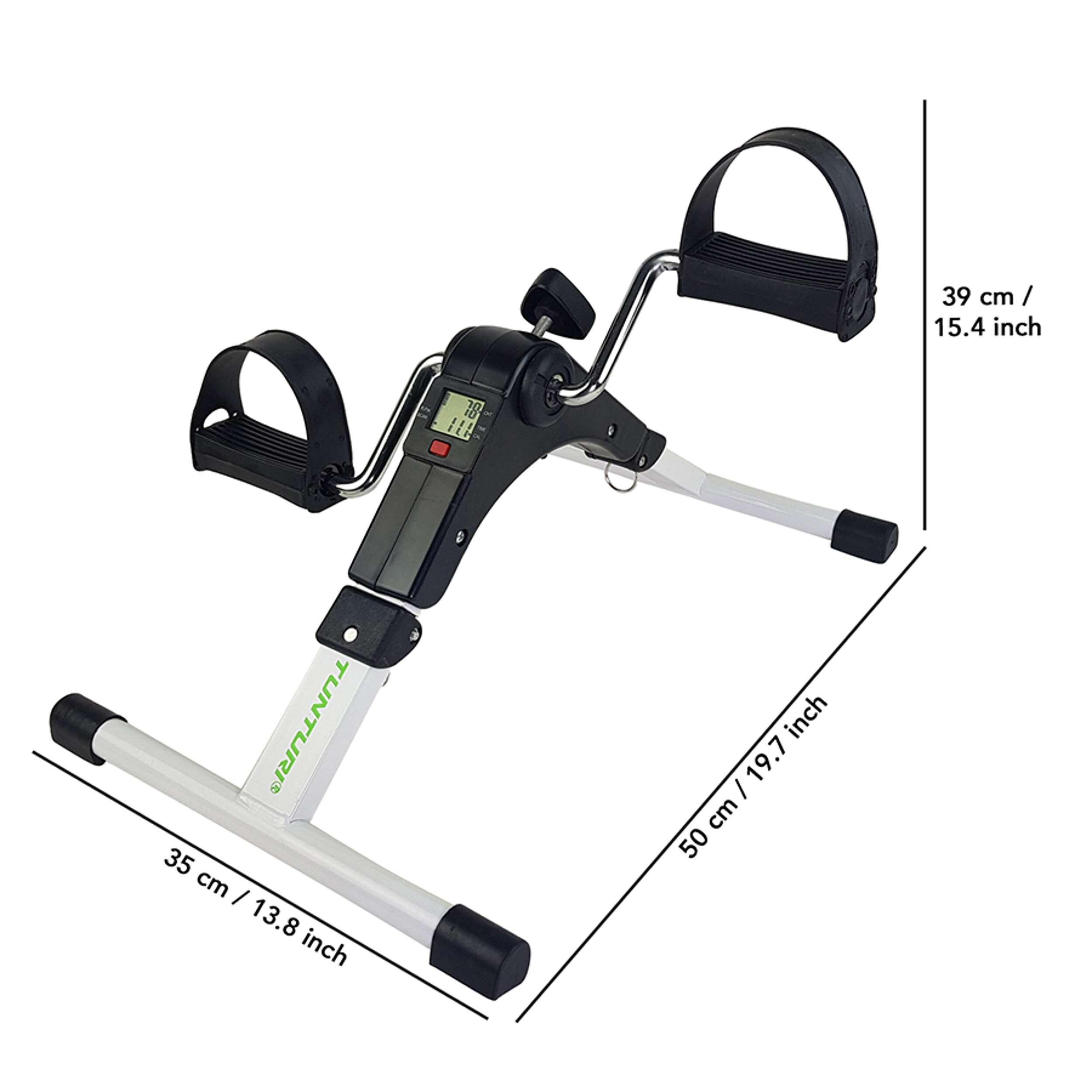 Mini-vélo d'appartement fitness pliable Easy blanc 5/8