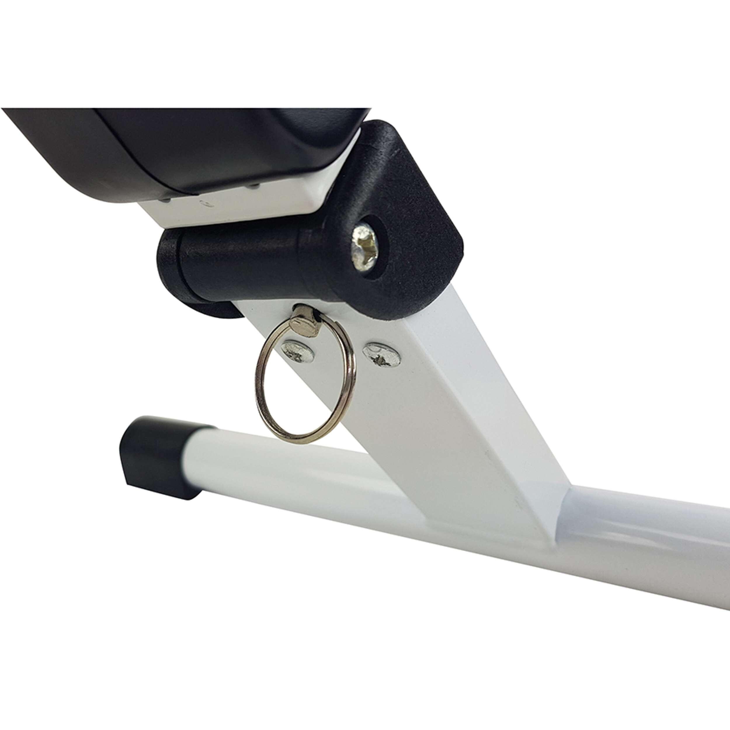 Mini-vélo d'appartement fitness pliable Easy blanc 6/8