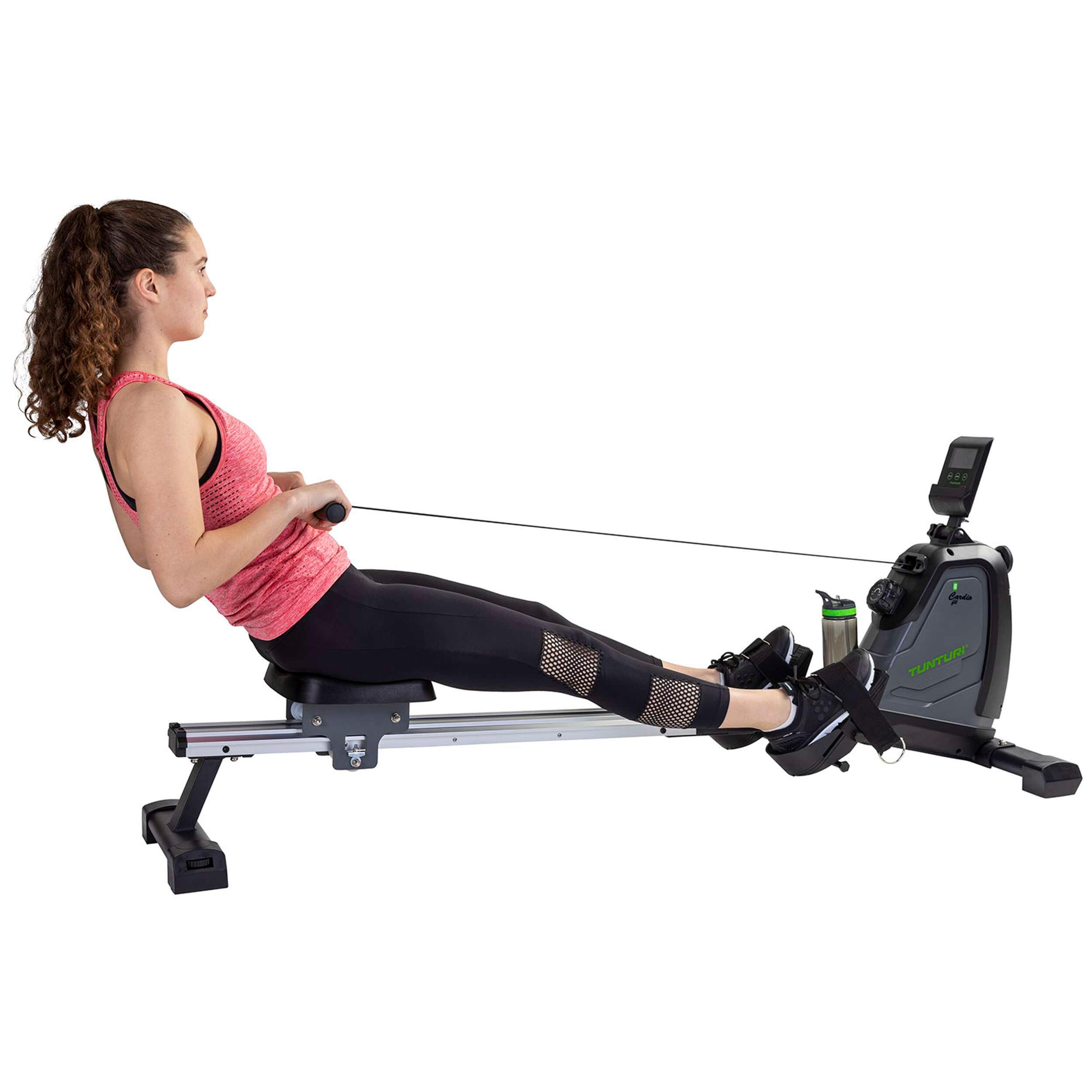Tunturi - Rameur - Cardio Fit R25 - Rameur - Gris|noir - No Size - Decathlon