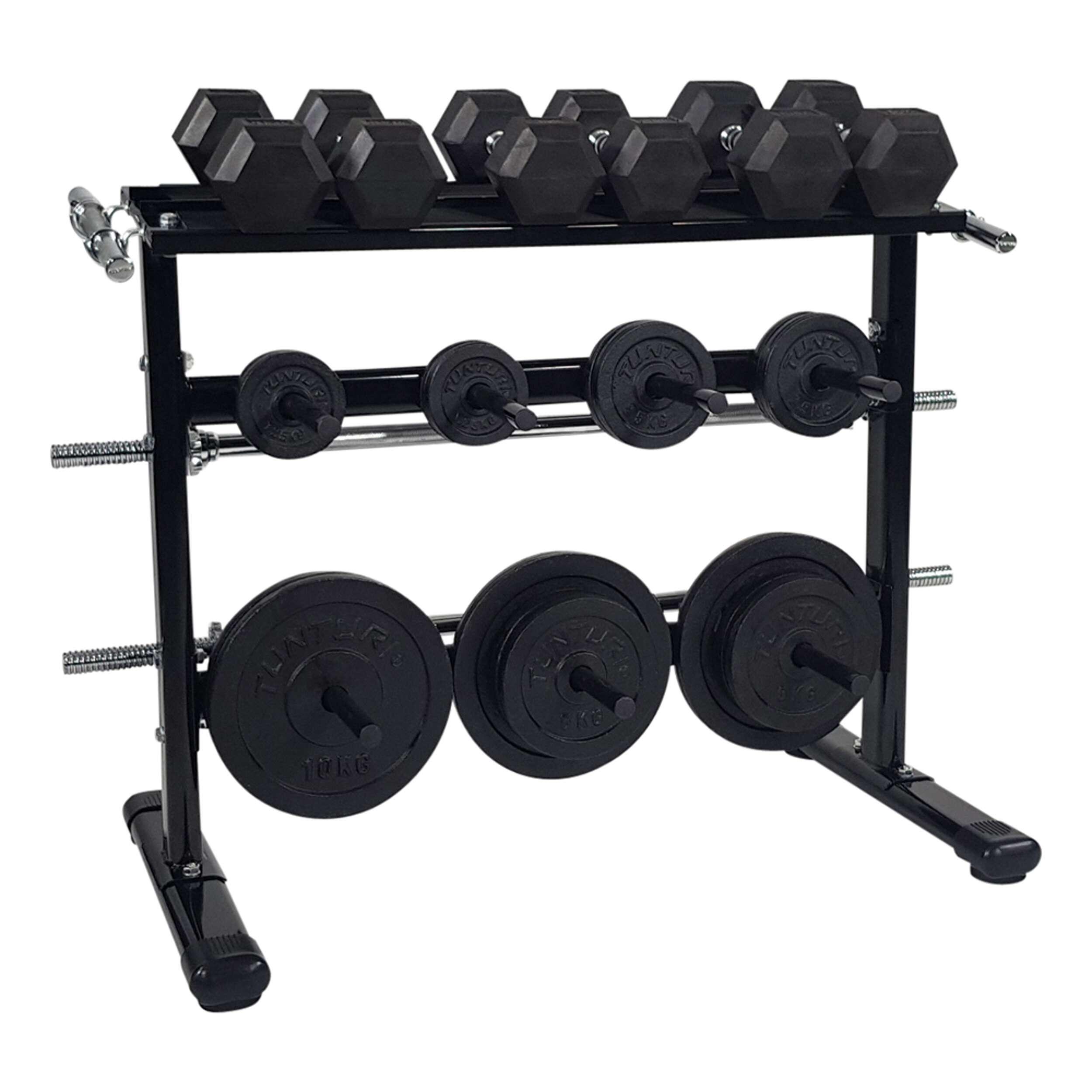 Racks de almacenamiento soporte para mancuernas metal Tunturi 2/7