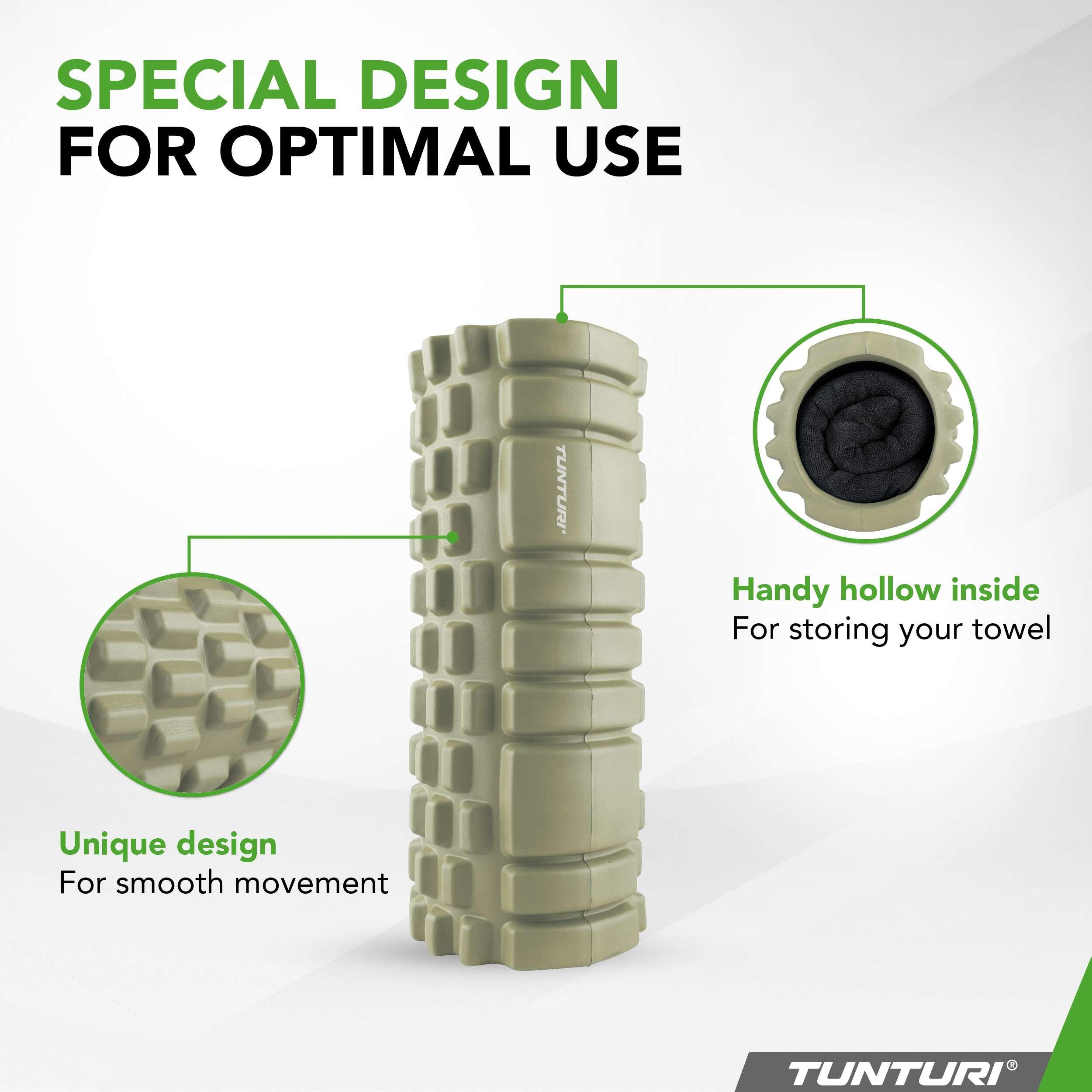 Yoga Grid Foam Roller - 33 cm de long en vert armée 6/7