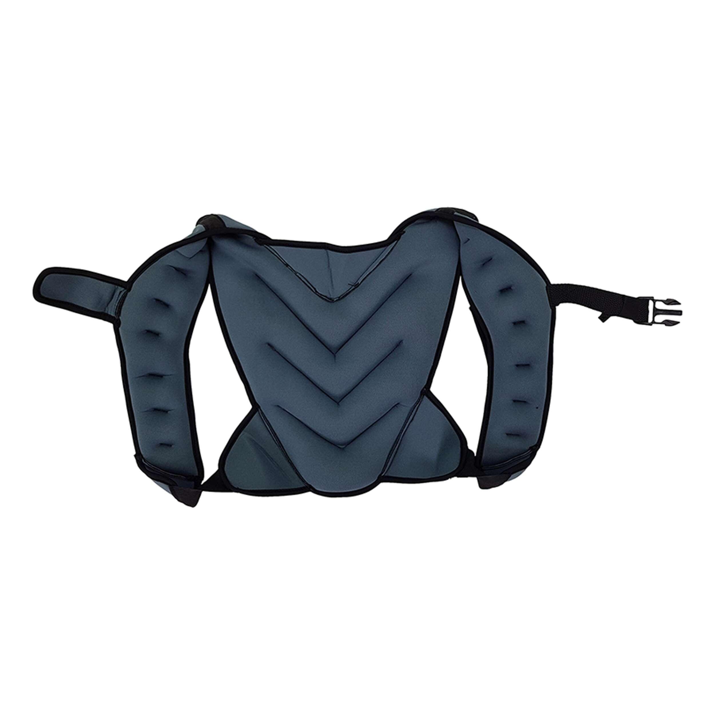 Gilet lesté  musculation 5kg noir 6/7