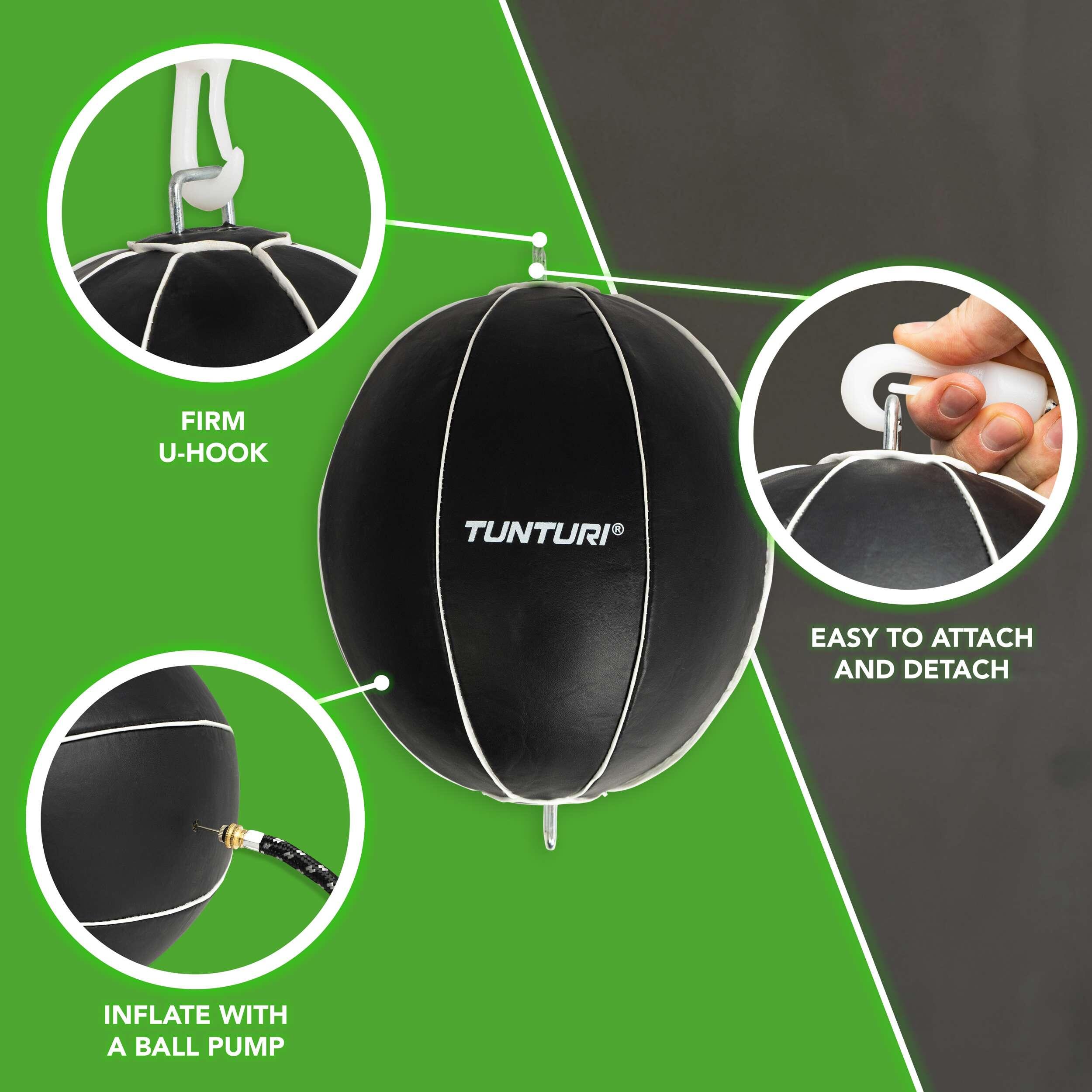 Tunturi Double End Ball Pro Doppelendball Schwarz 2/3