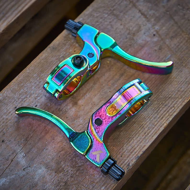 KIT LEVIER DE FREIN BMX RADIUS OIL SLICK KHEBIKES 4/5