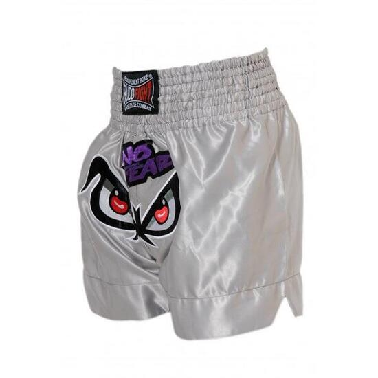 Pantaloncini da boxe thailandese No Fear grigi