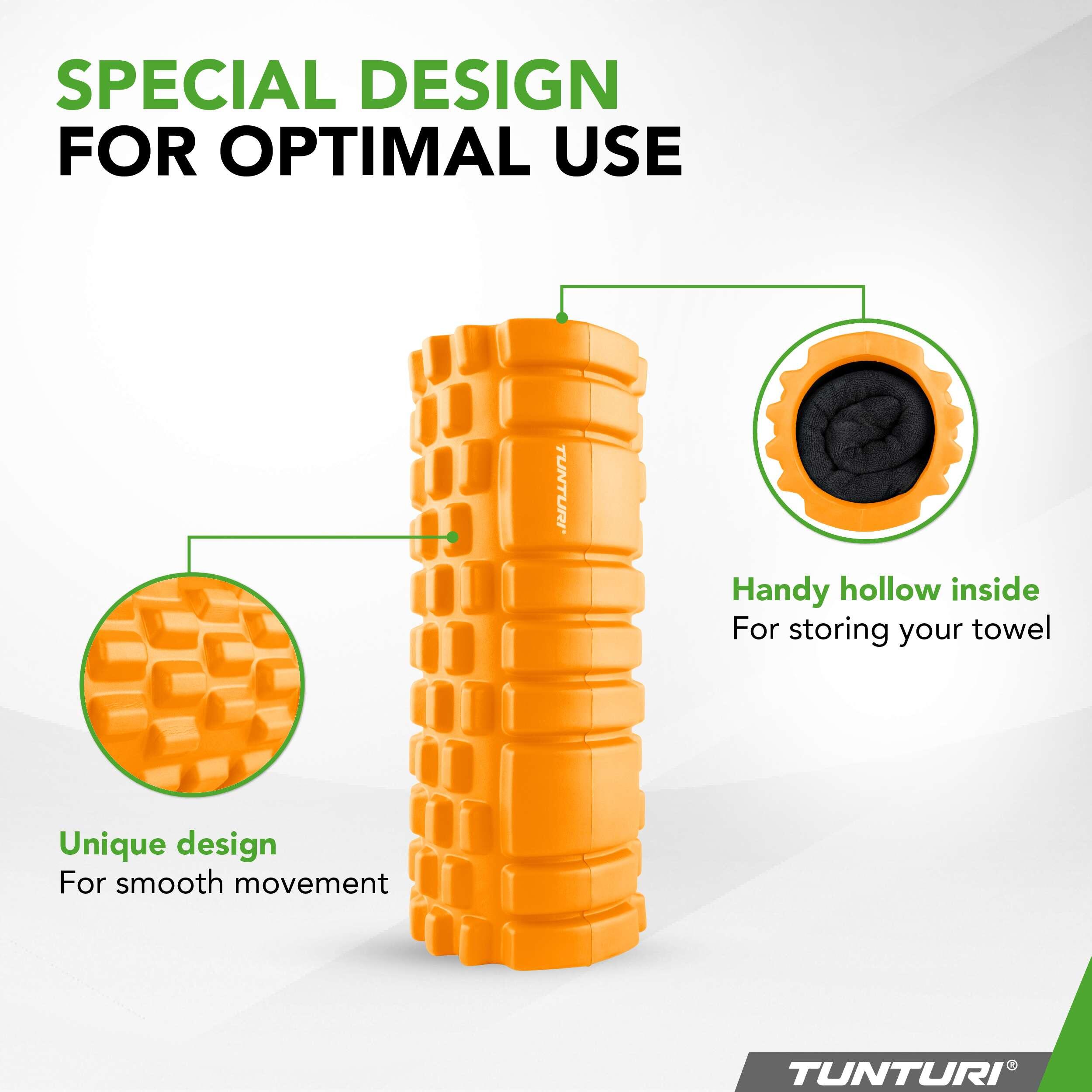 Yoga Grid Foam Roller - 33 cm de long en orange 5/8