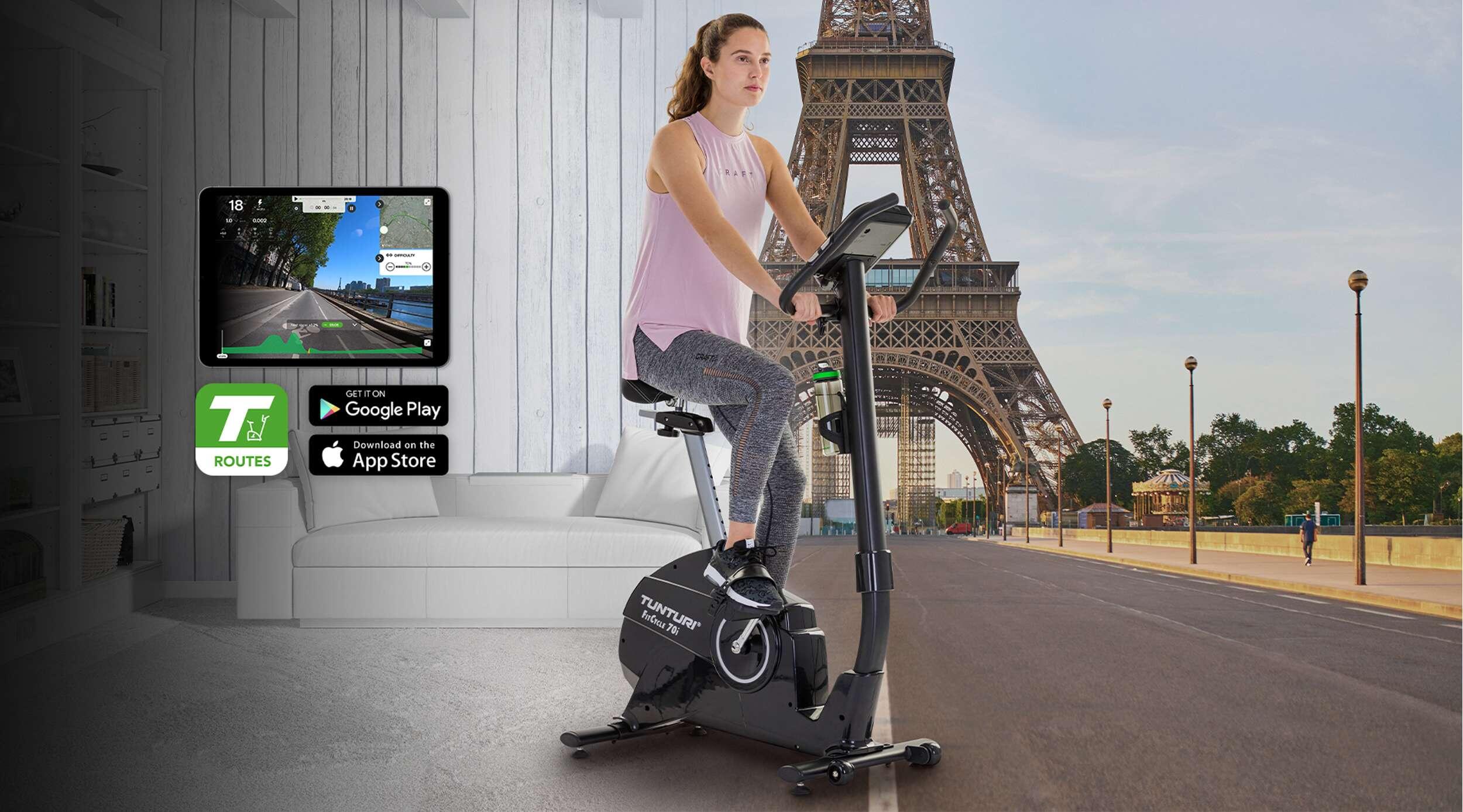 Heimtrainer - 32 Widerstandsstufen - 150 kg belastbar - Fitcycle 70I 5/7