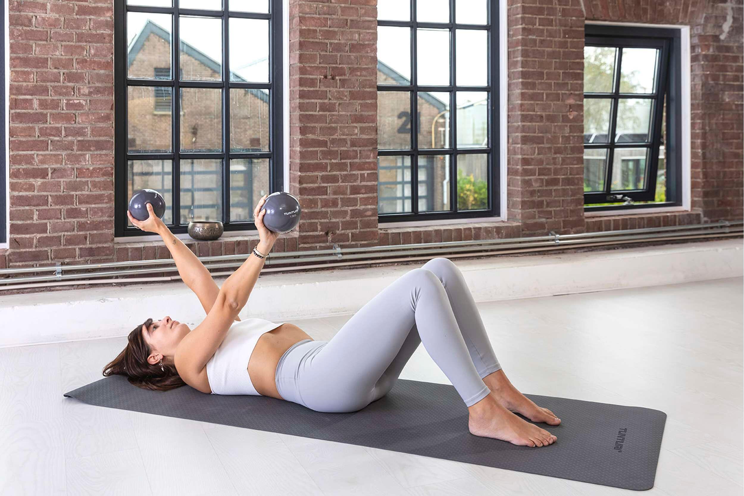 Balón medicinal yoga unisex PVC 1.5 kg Tunturi 2/7