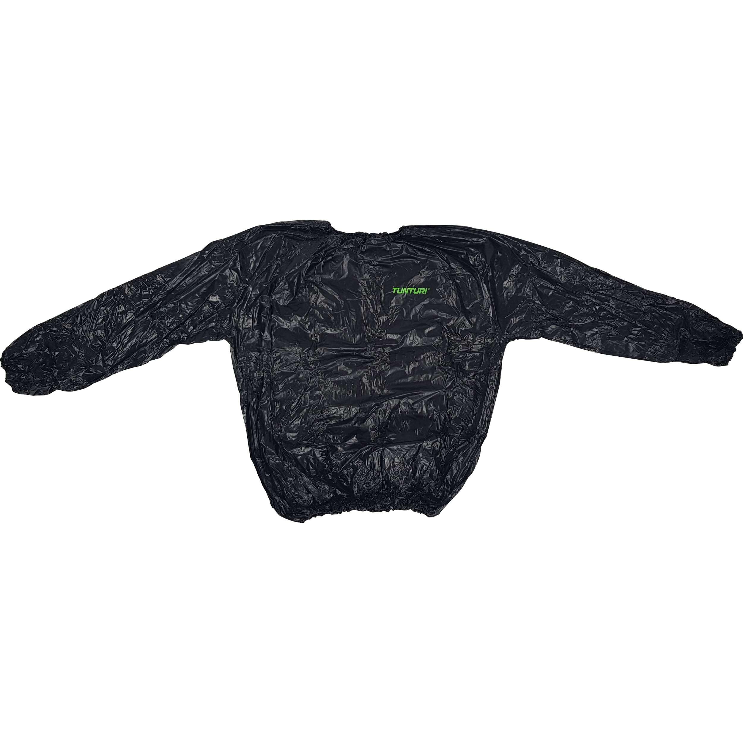 Tunturi Sauna Schwitzanzug Schwarz Schwarz XXL 3/7