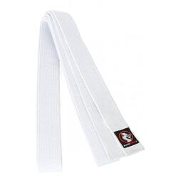 Ceinture piquée de judo blanche