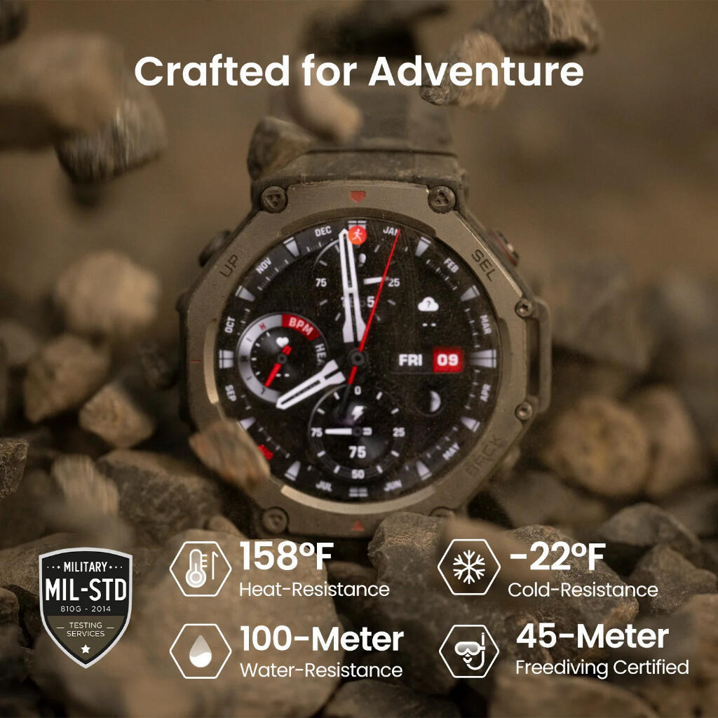 Amazfit T-Rex 3 Bluetooth Smart Fitness Watch - Haze Grey