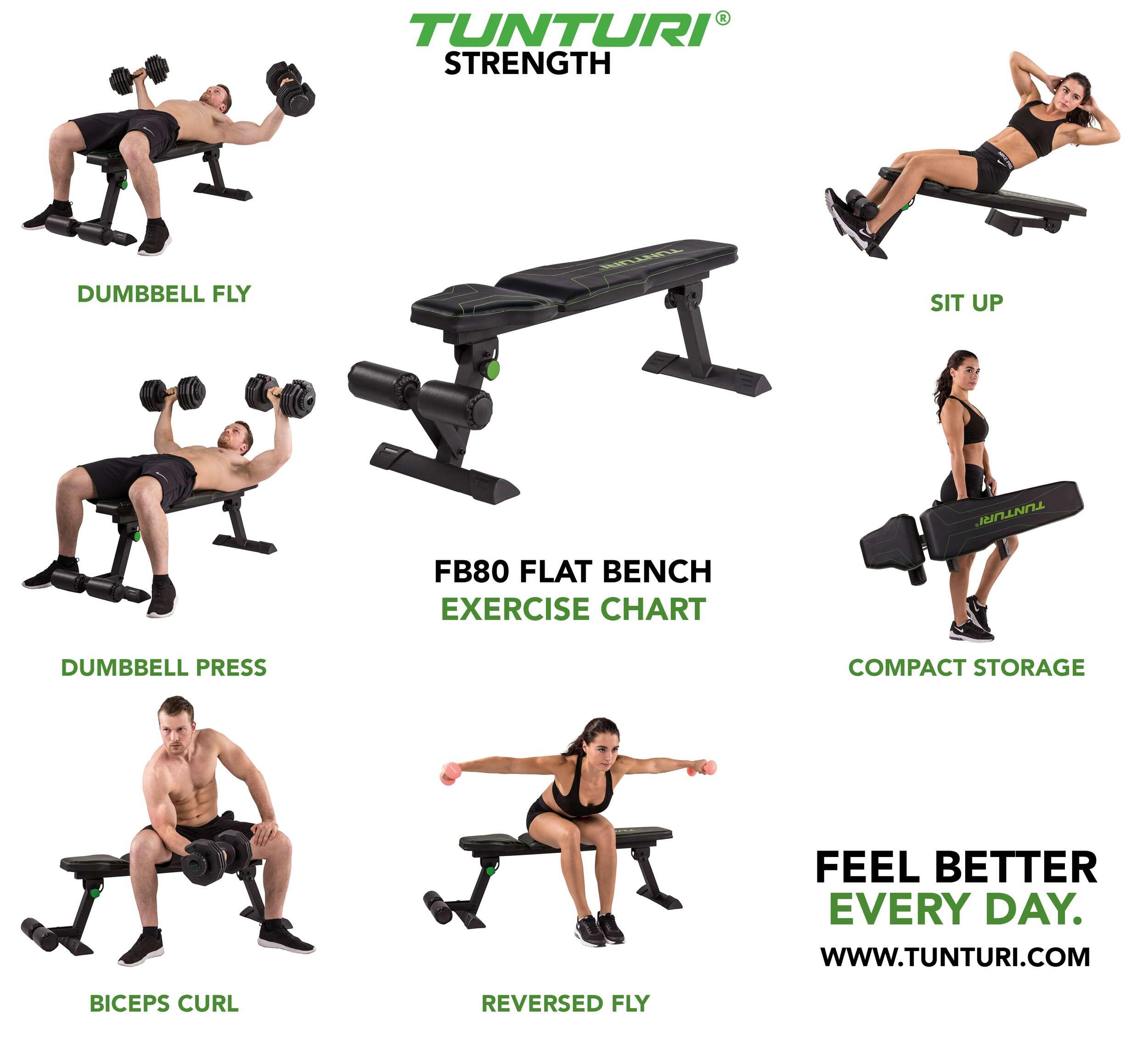 Banc de Musculation Plat FB80 3/6