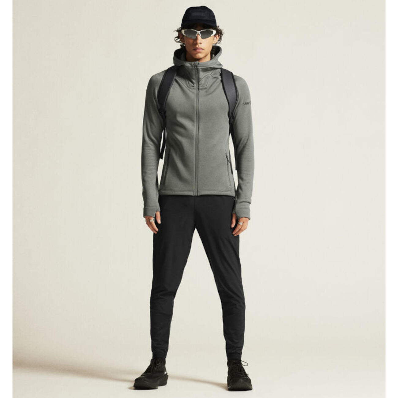 Craft Herren Fleecejacke ADV Explore Power Fleece Hood Jkt M 1915240 3/4