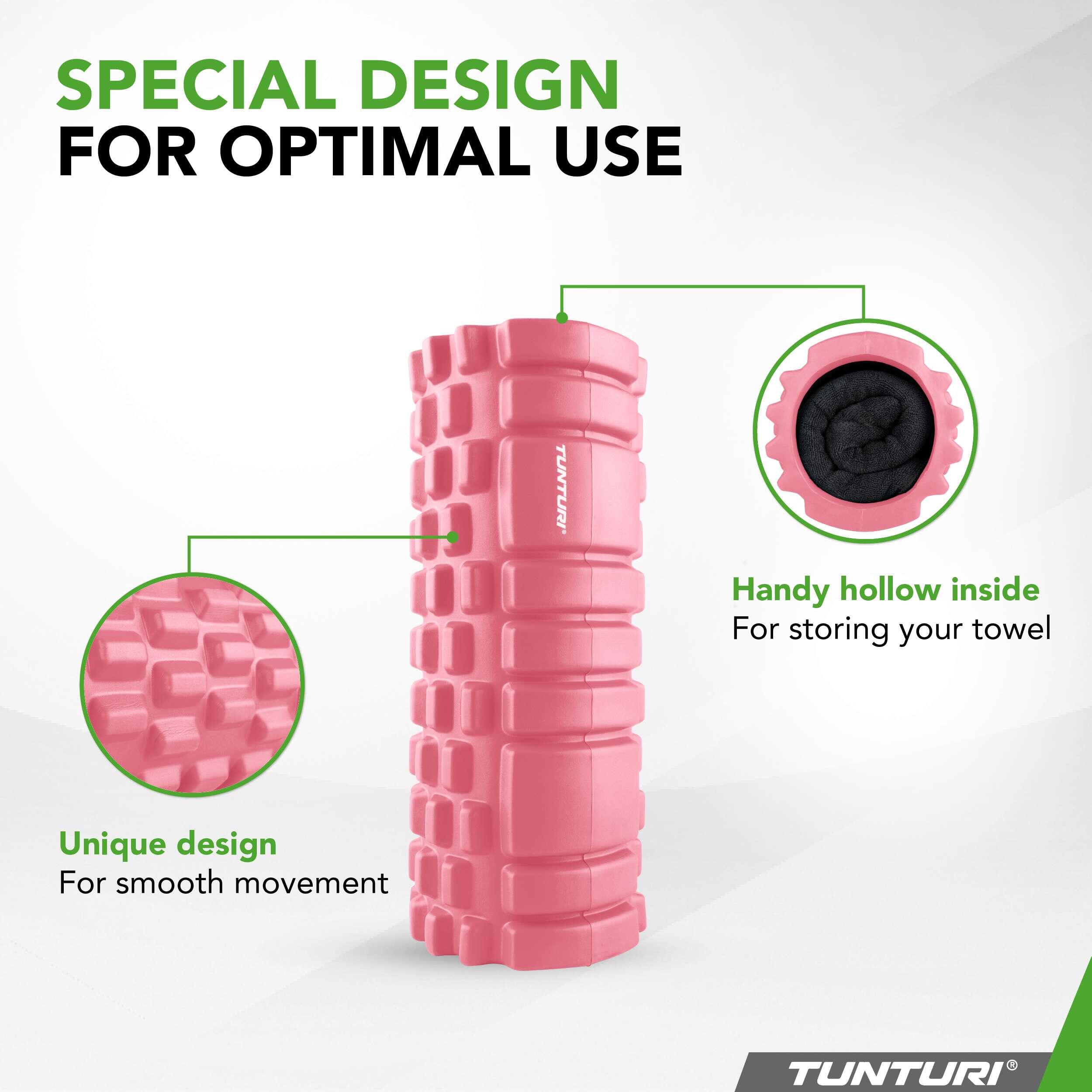 Yoga Grid Foam Roller - 33 cm de long en Rose Gold 6/7