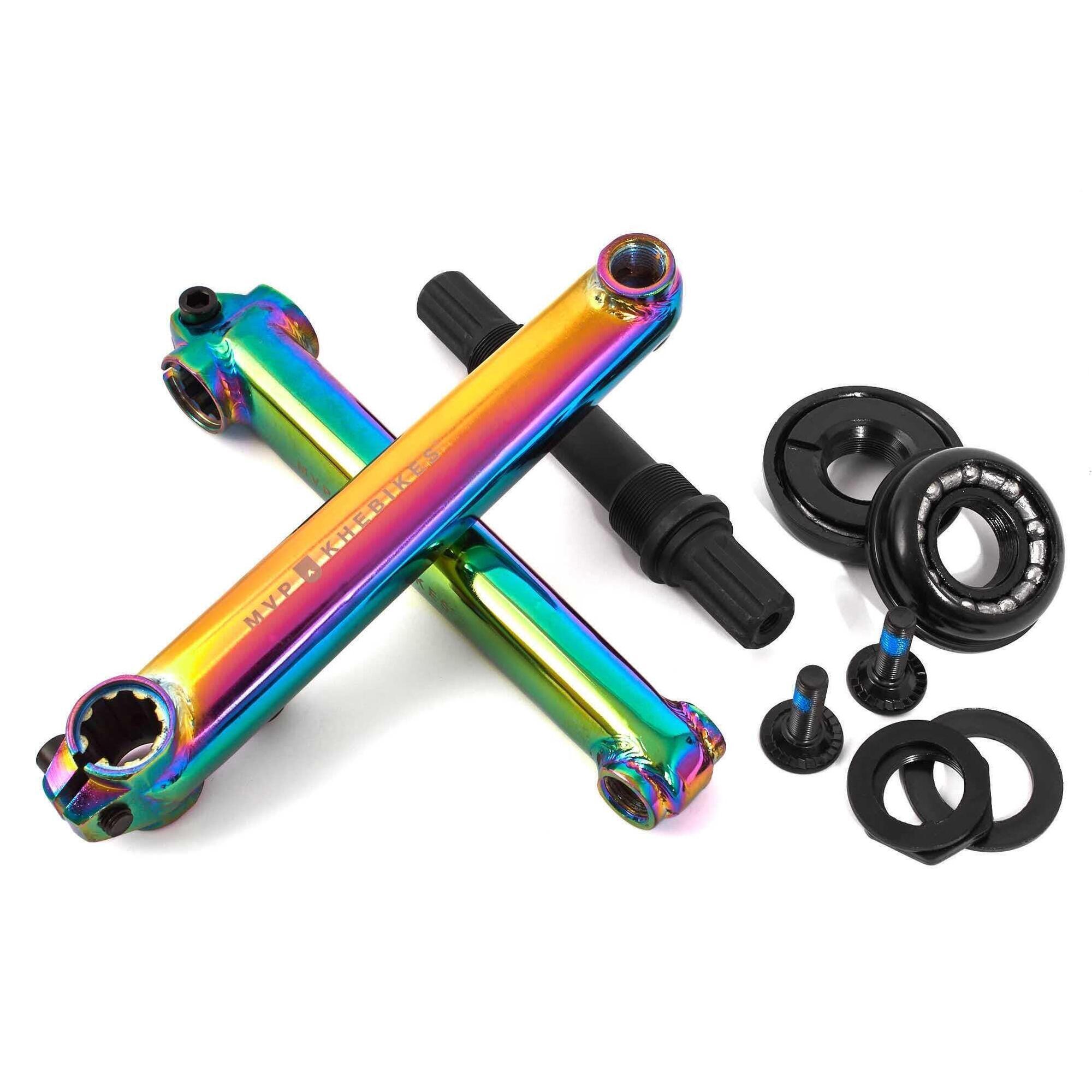 Khebikes - Kit Manivelle Bmx Mvp 8t Us Bb Oil Slick Khebikes - Pédalier - Taille Unique - Decathlon