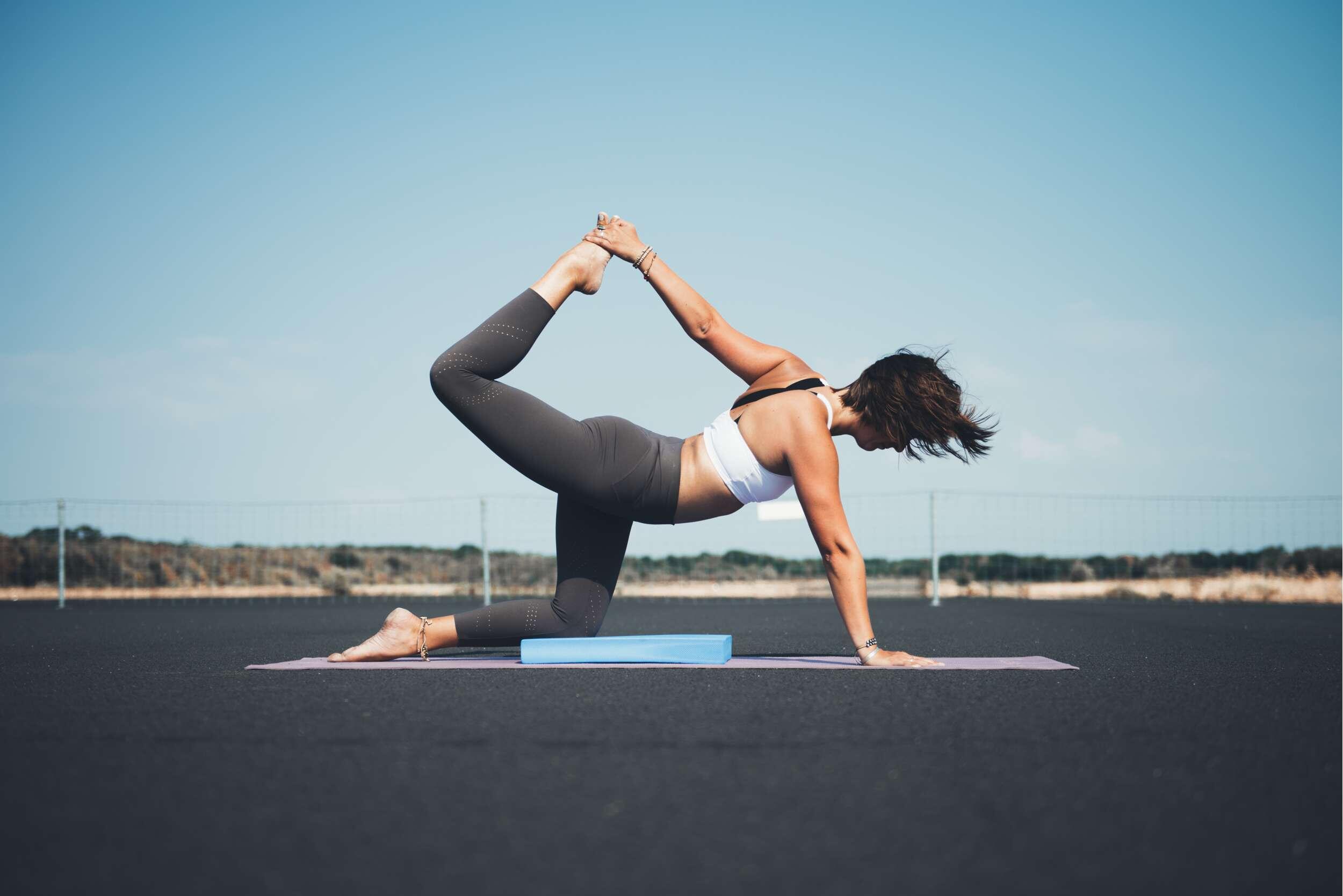Tunturi Yoga Balance Pad Gleichgewichtskissen Rutschfest Blau 5/7