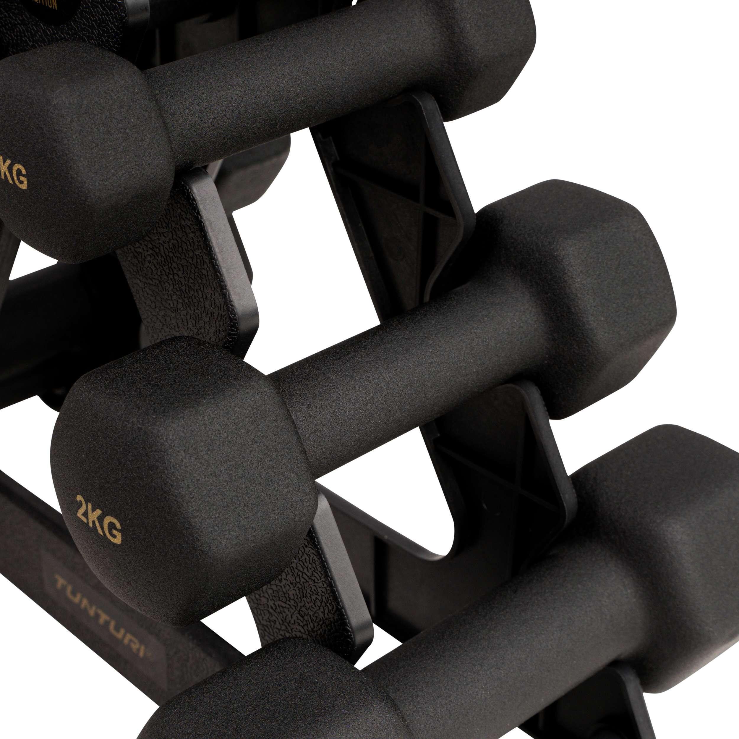 Tunturi Halter en Dumbells Rubber - Halterset 20 kg - Halterstang met Gewichten - Barbell Set - Schroefsluiting 30 mm - Anti Slip Grip Tunturi Halter en Dumbells Rubber - Halterset 20 kg - Halterstang met Gewichten - Barbell Set - Schroefsluiting 30 mm - Anti Slip Grip