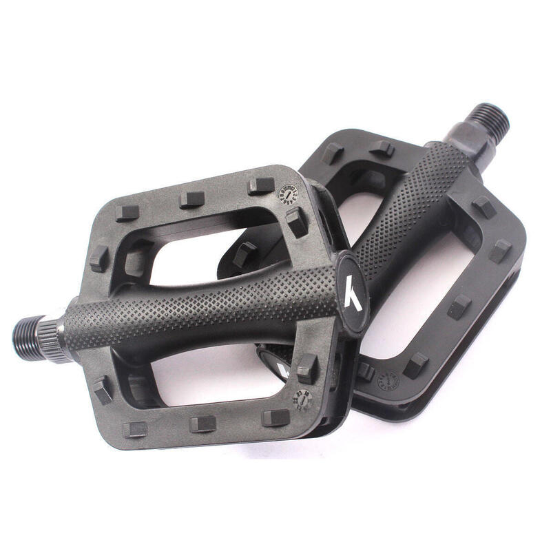 BMX PEDALE COPII 9/16 INCH PVC NEGRU PRISMĂ NEGRU